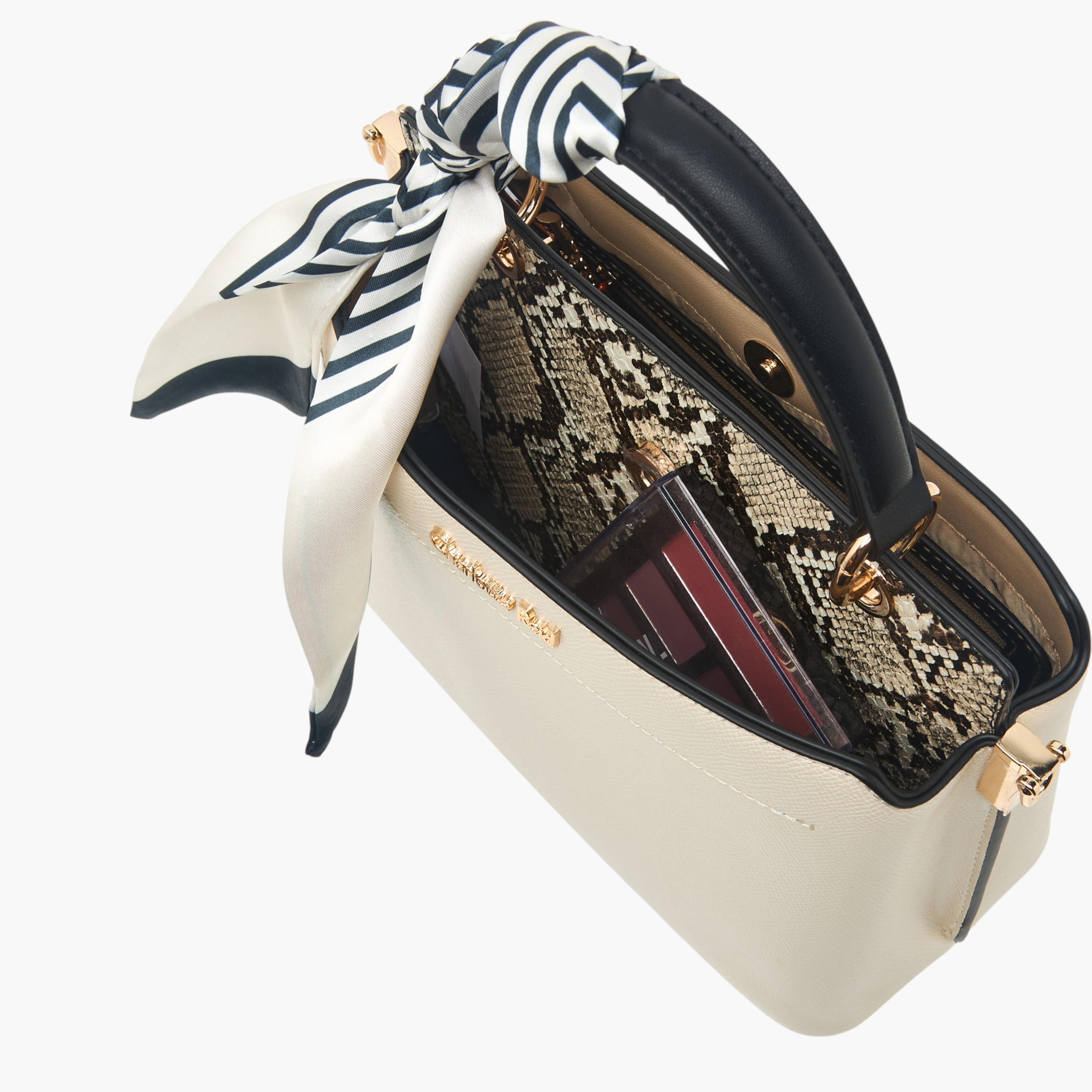 Charlotte Reid Scarf Accent Tote Bag with Detachable Strap-women-bagsandwallets-handbags-image-7