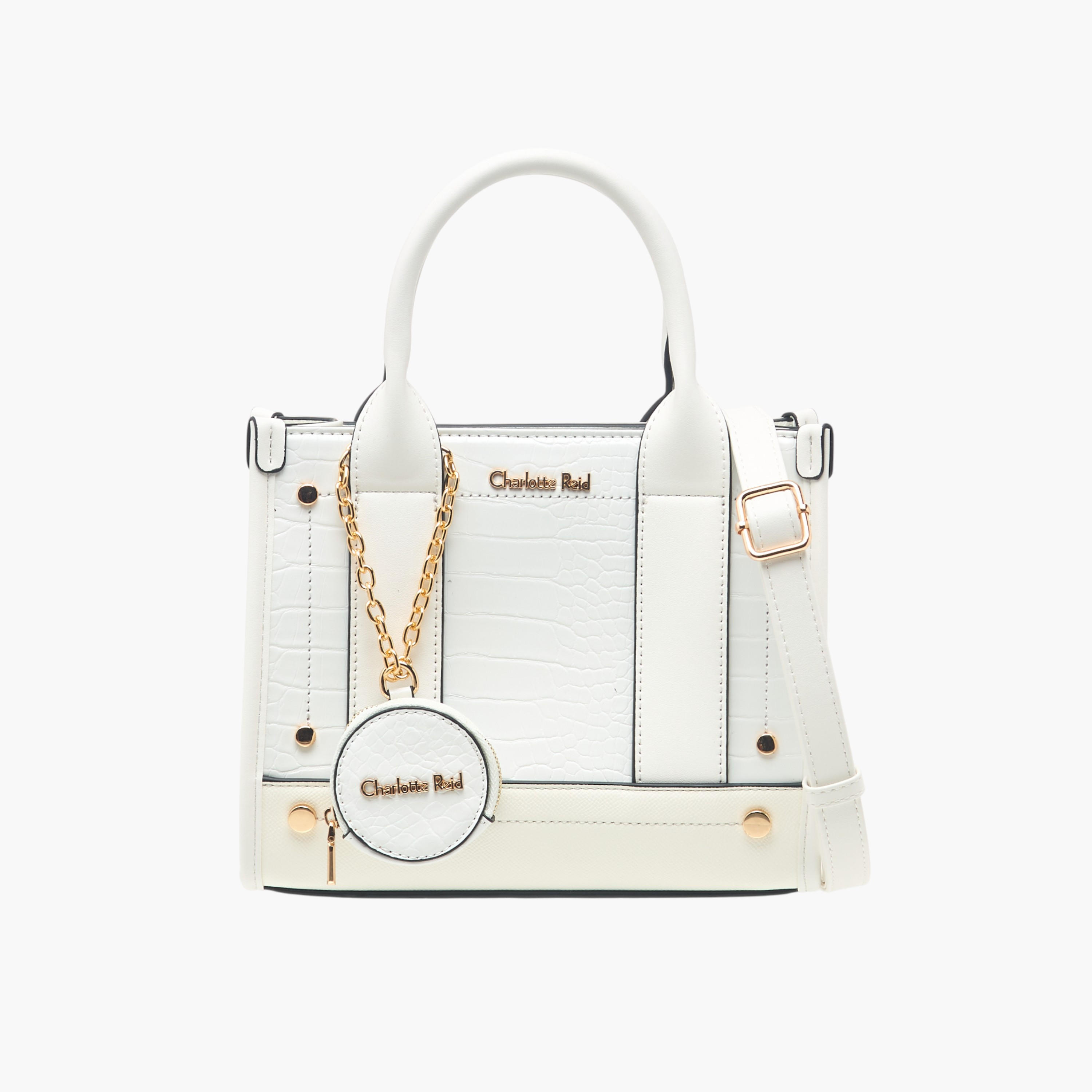 شنطة توت بارزة الملمس مع شنطة صغيرة من تشارلوت ريد-women-bagsandwallets-handbags-image-1