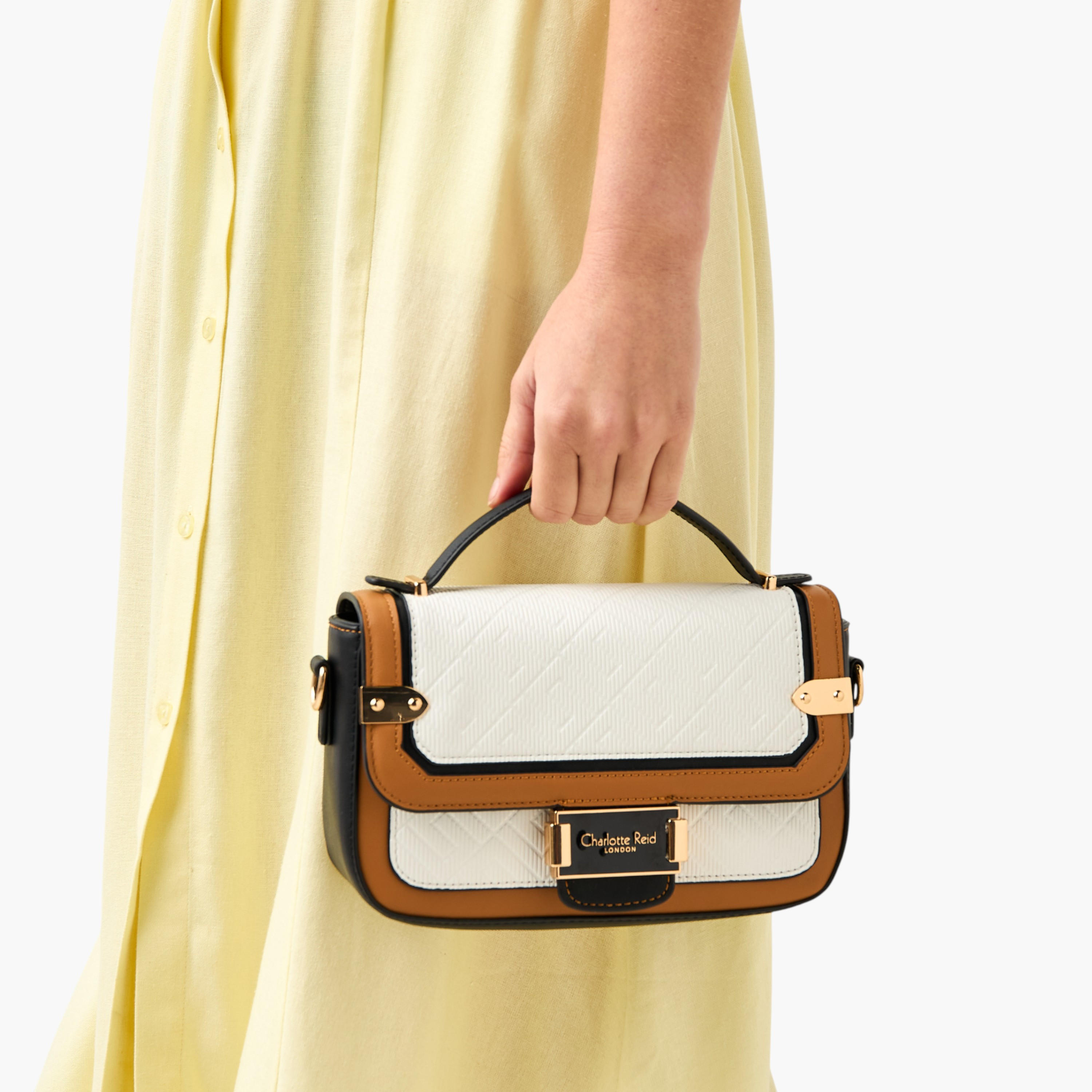 Charlotte Reid Panelled Crossbody Bag with Detachable Strap-women-bagsandwallets-handbags-image-2