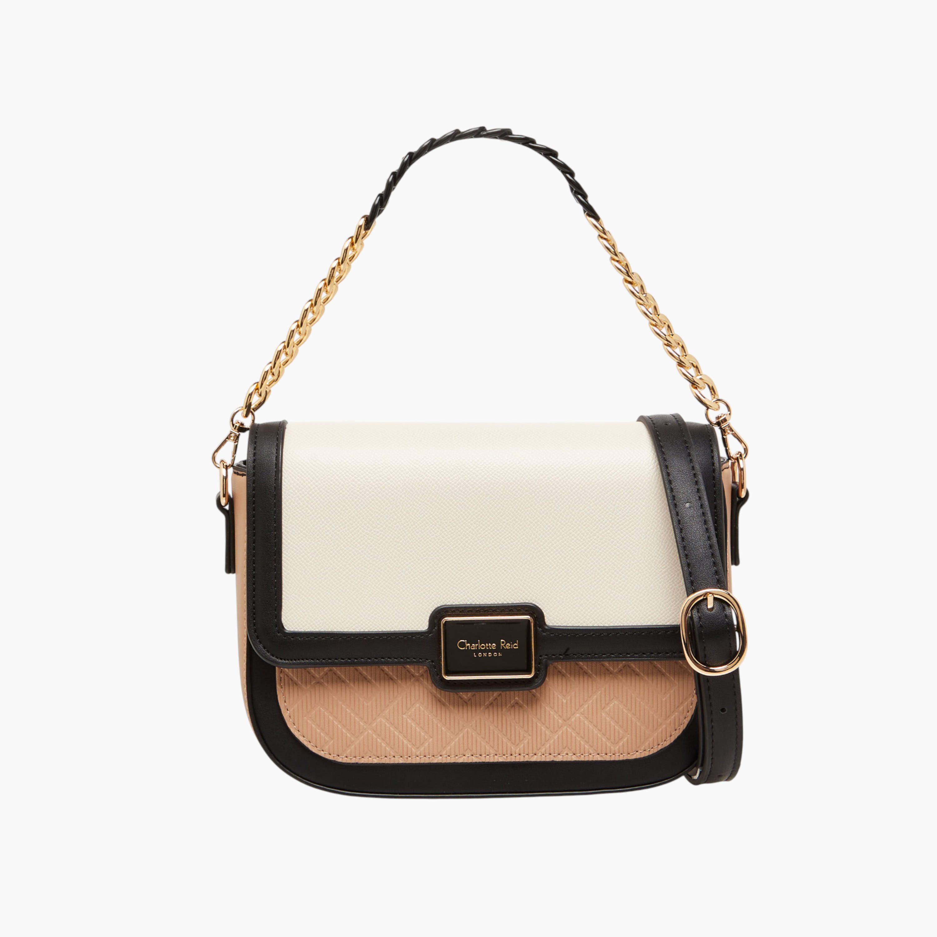 Charlotte Reid Textured Crossbody Bag with Detachable Strap-women-bagsandwallets-handbags-image-1