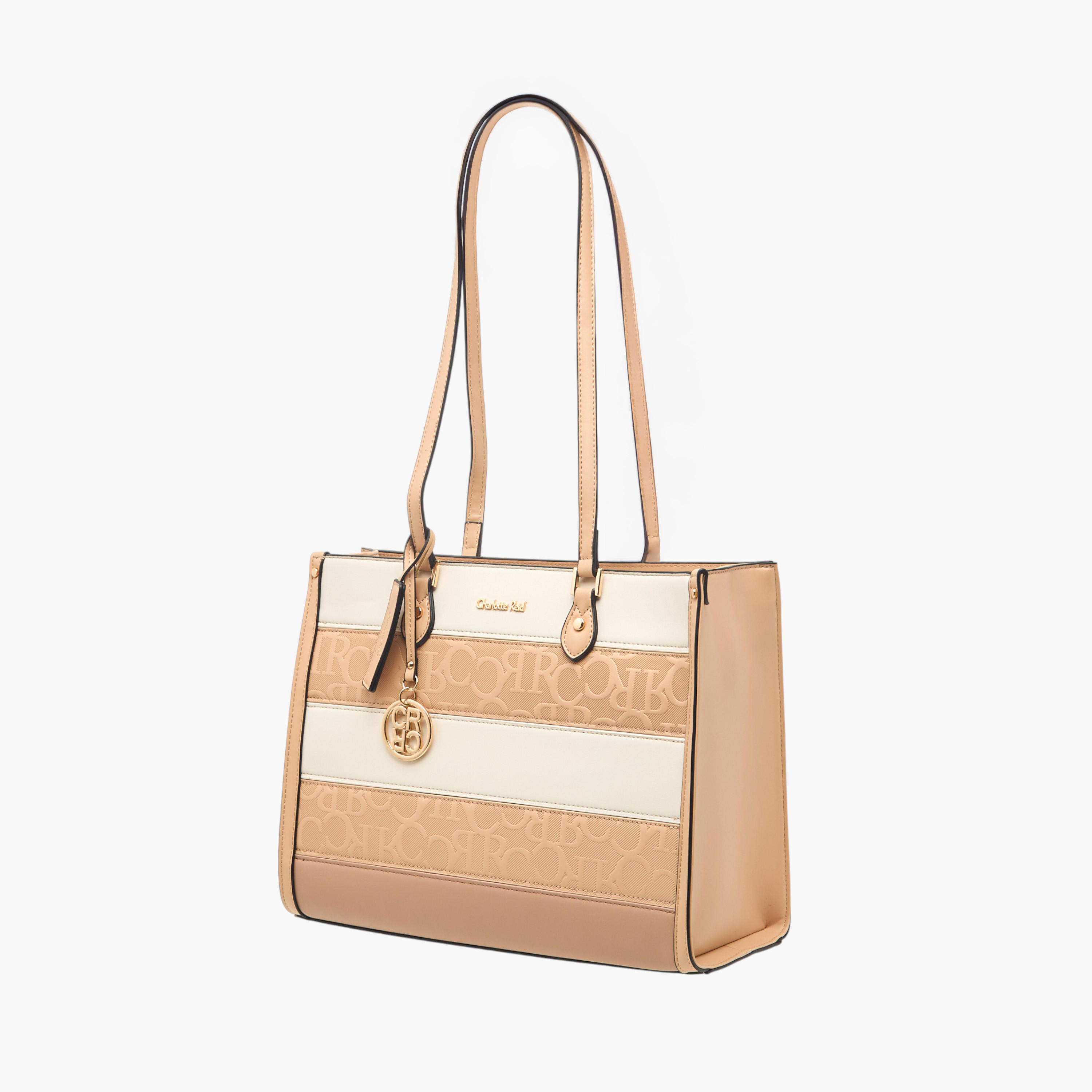 شنطة توت بألواح ومقبض مزدوج من تشارلوت ريد-women-bagsandwallets-handbags-image-3