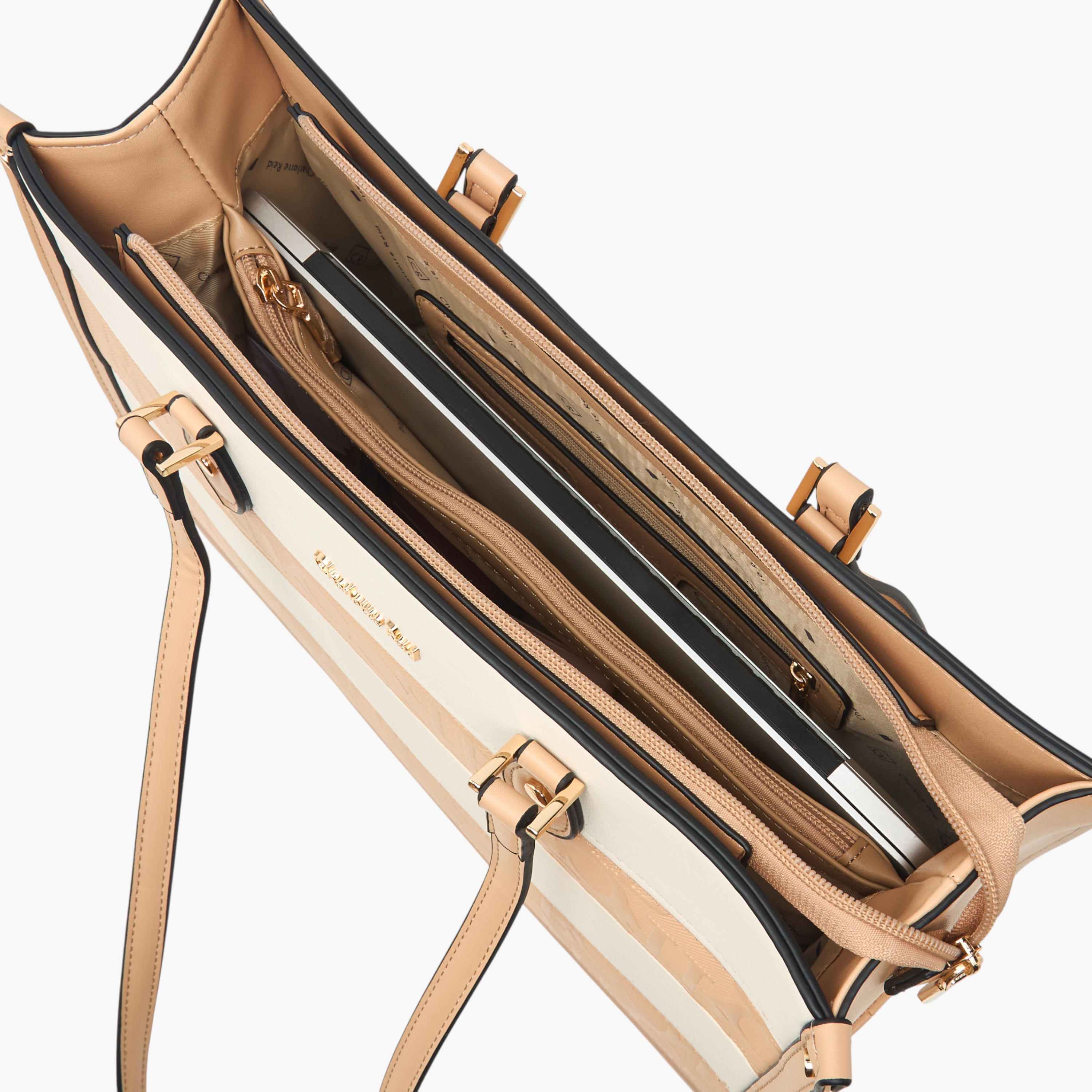 شنطة توت بألواح ومقبض مزدوج من تشارلوت ريد-women-bagsandwallets-handbags-image-8