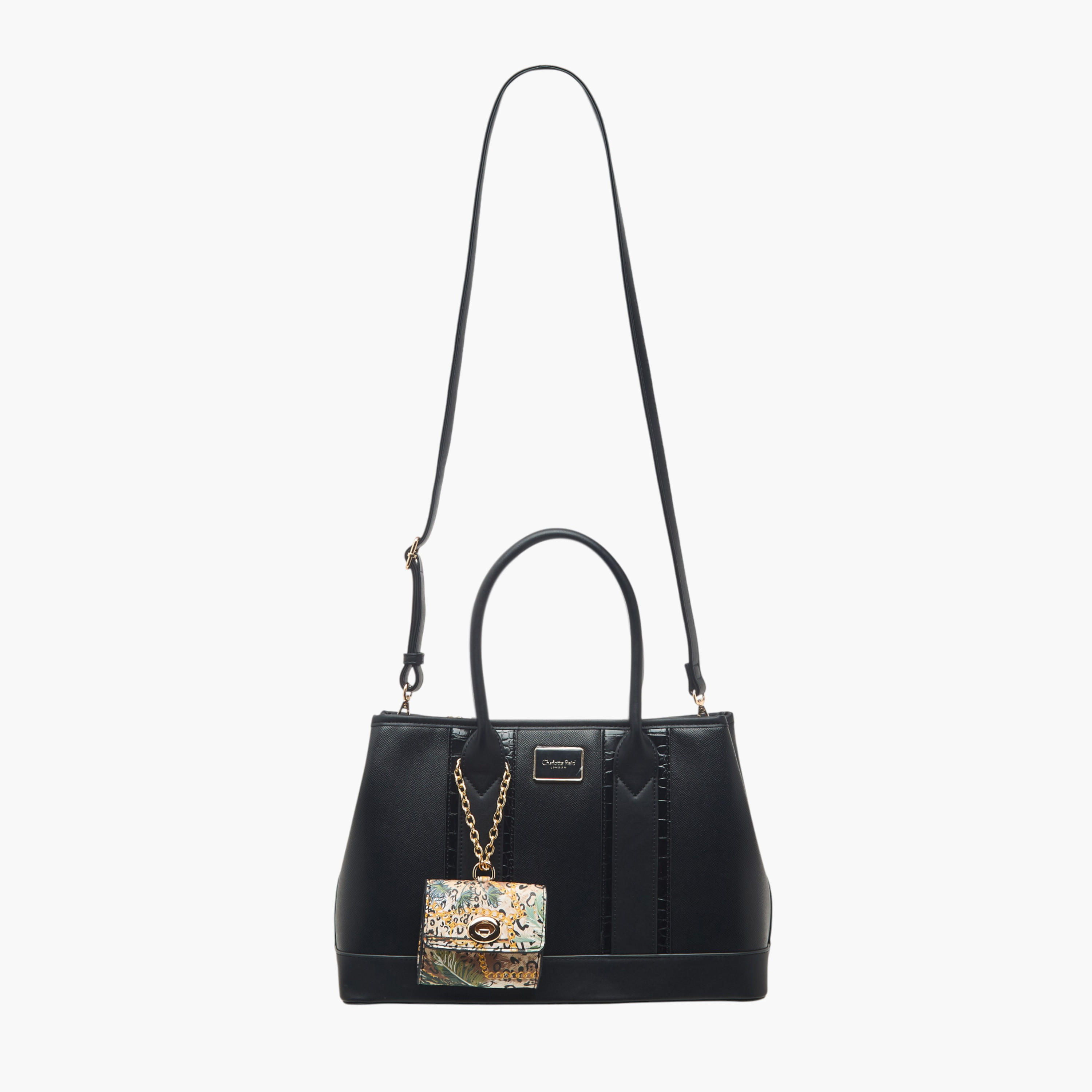 Charlotte Reid Textured Tote Bag with Pouch-women-bagsandwallets-handbags-image-3