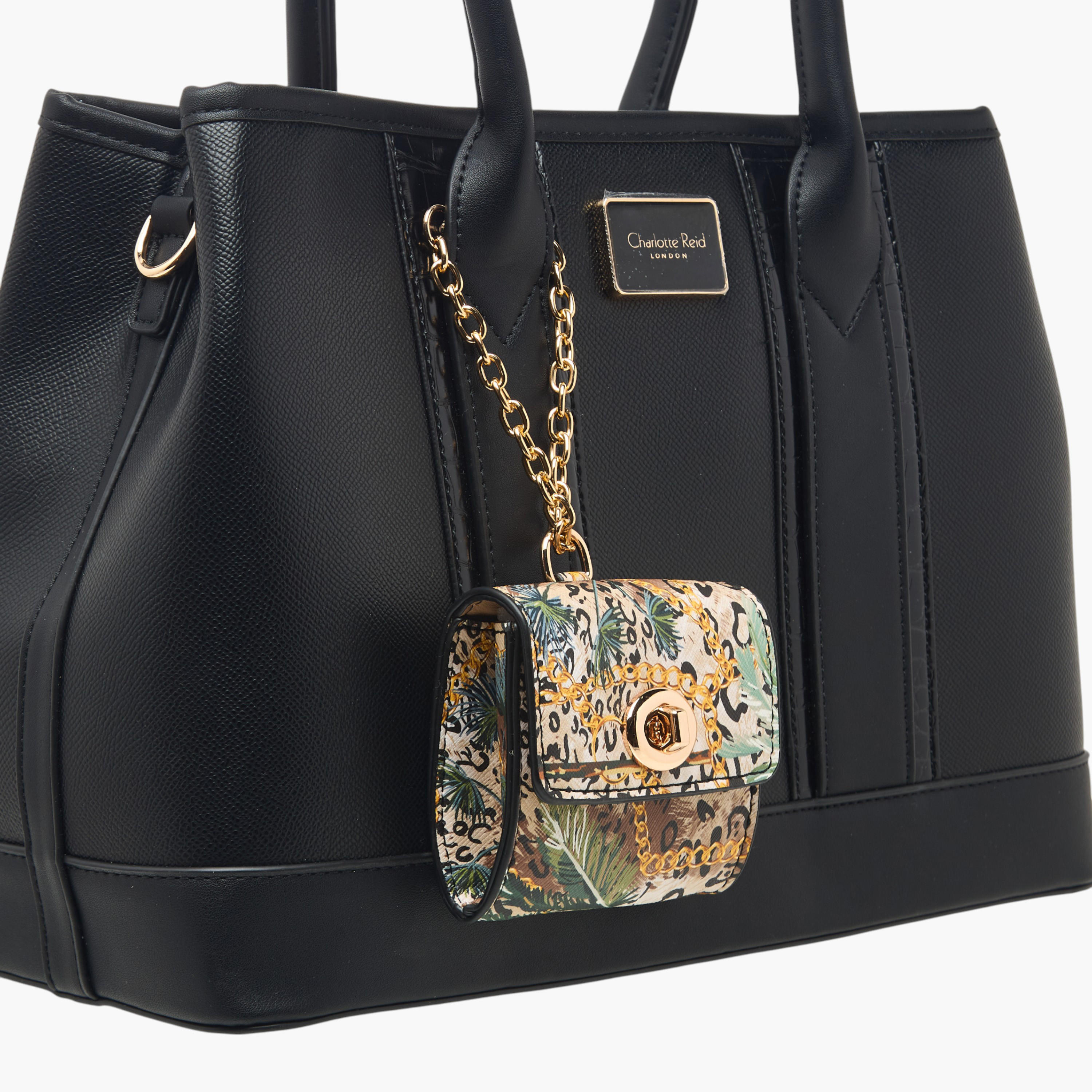 Charlotte Reid Textured Tote Bag with Pouch-women-bagsandwallets-handbags-image-6