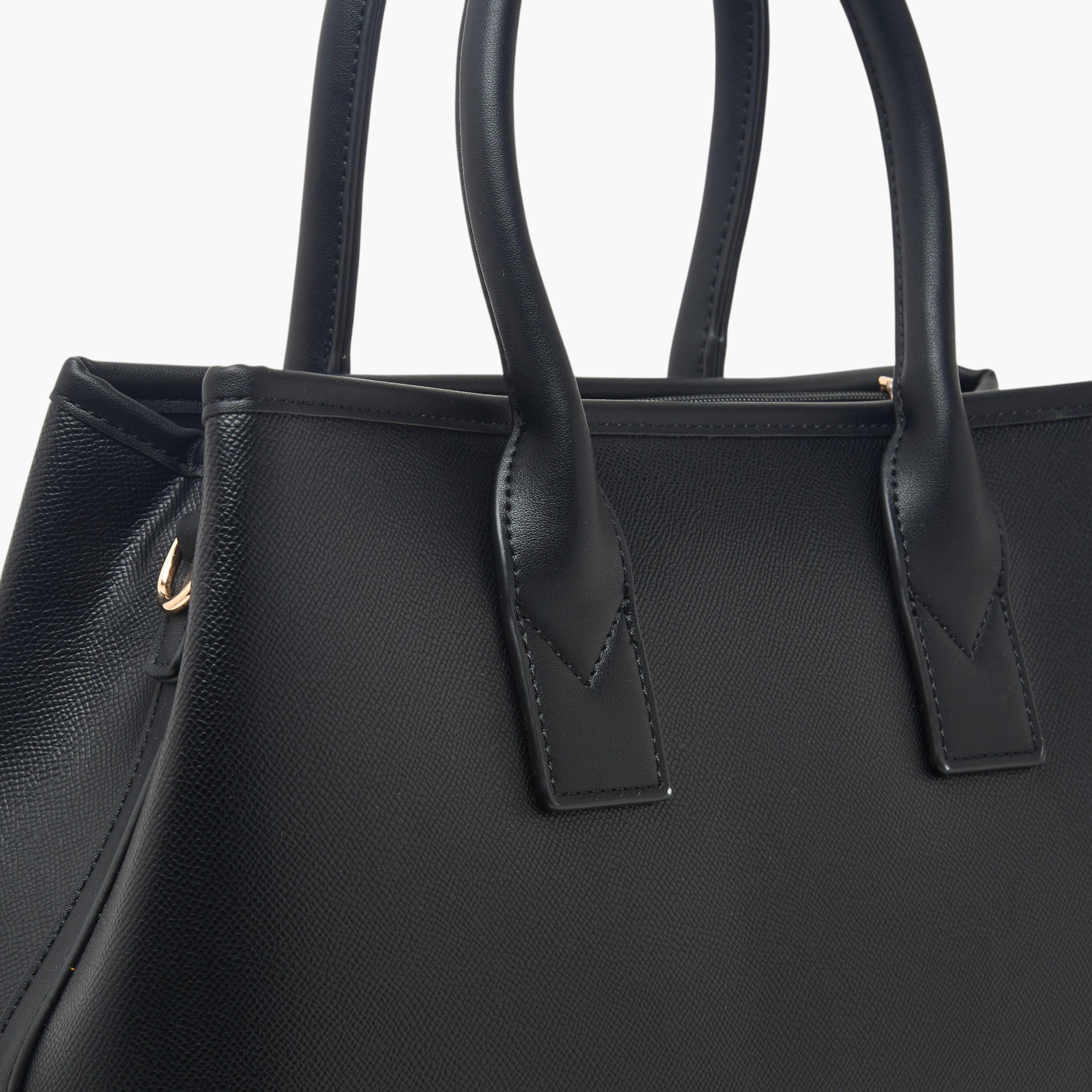 Charlotte Reid Textured Tote Bag with Pouch-women-bagsandwallets-handbags-image-8
