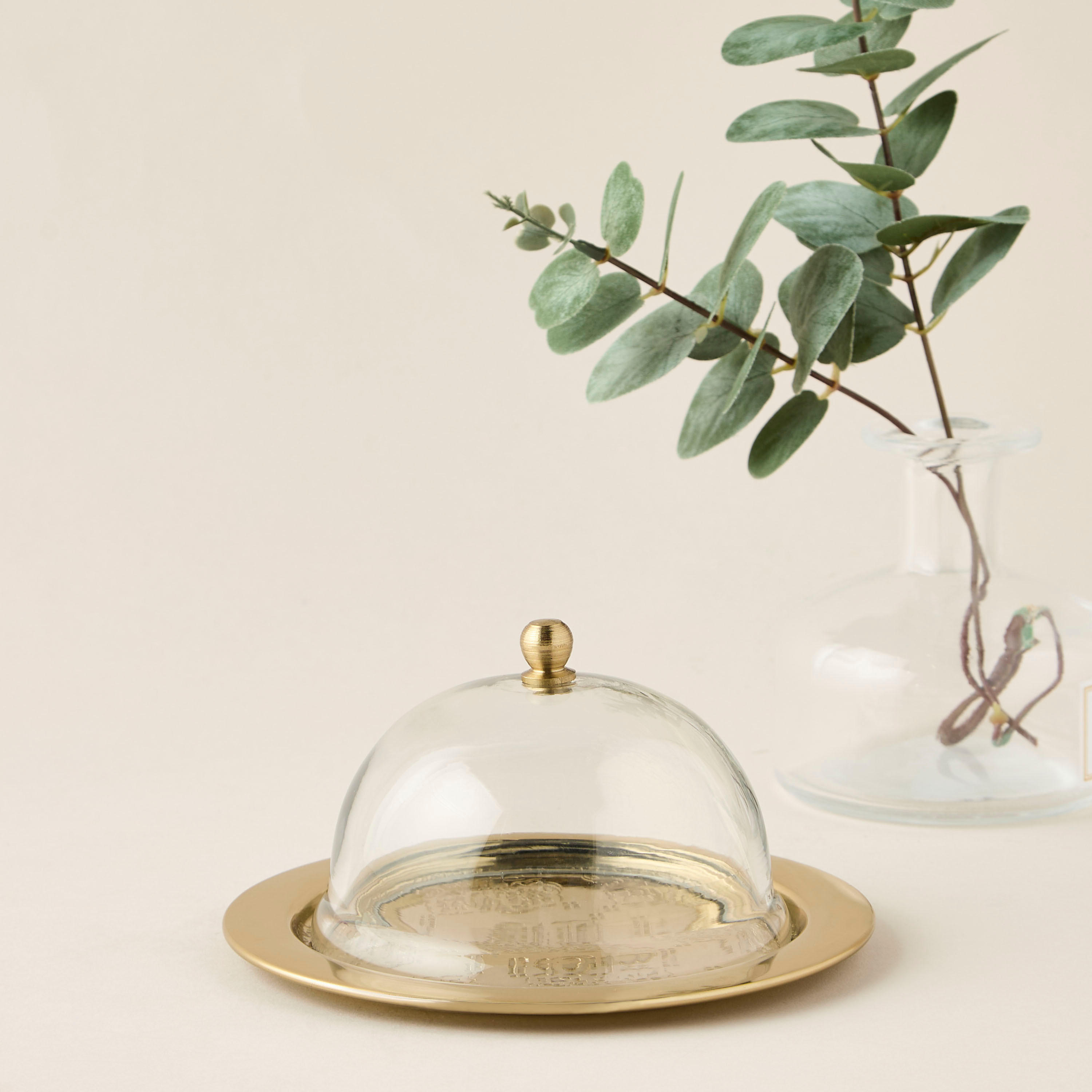 Arabic Embossed Date Bowl with Glass Lid-household-dining-dinnerware-bowls-image-1