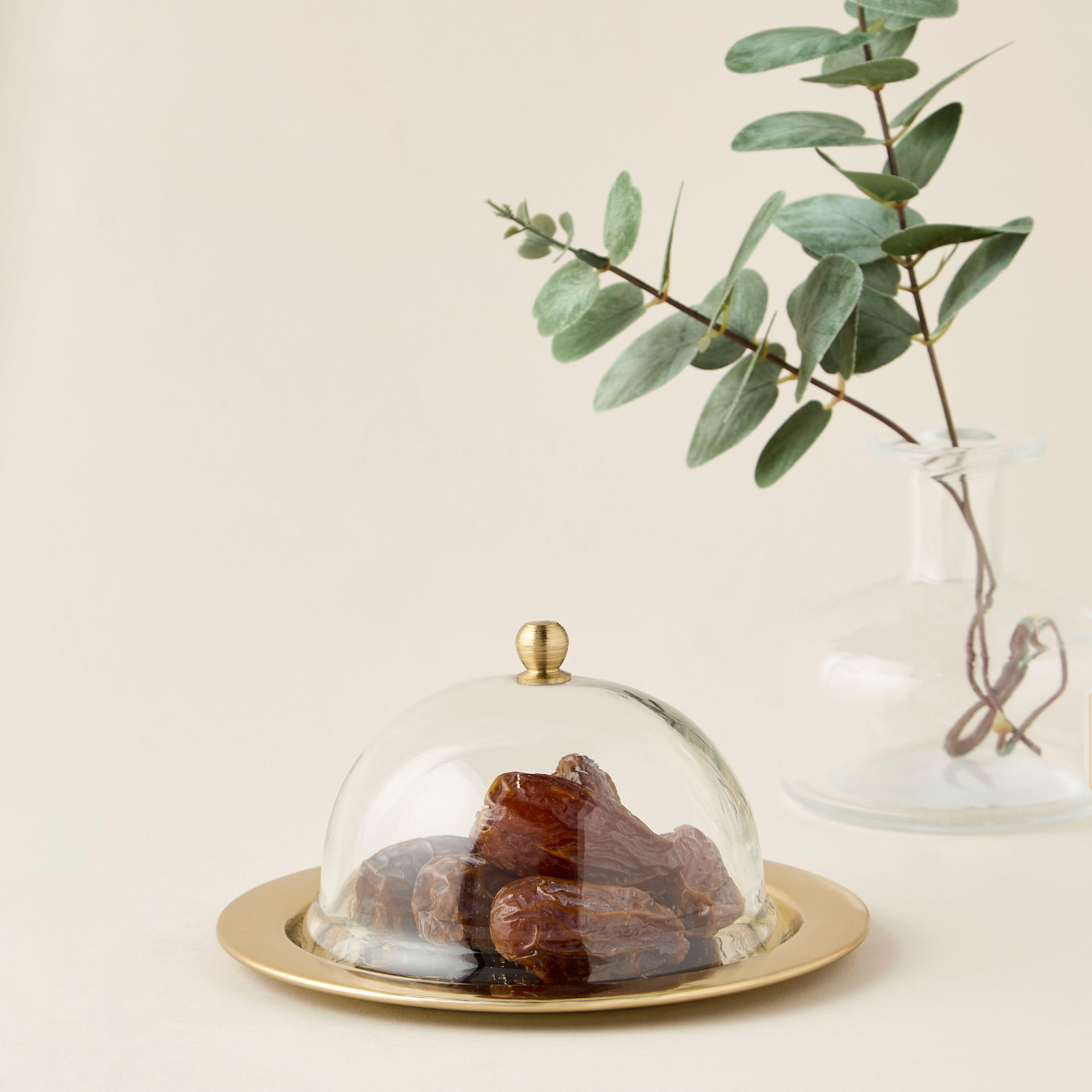 Arabic Embossed Date Bowl with Glass Lid-household-dining-dinnerware-bowls-image-2