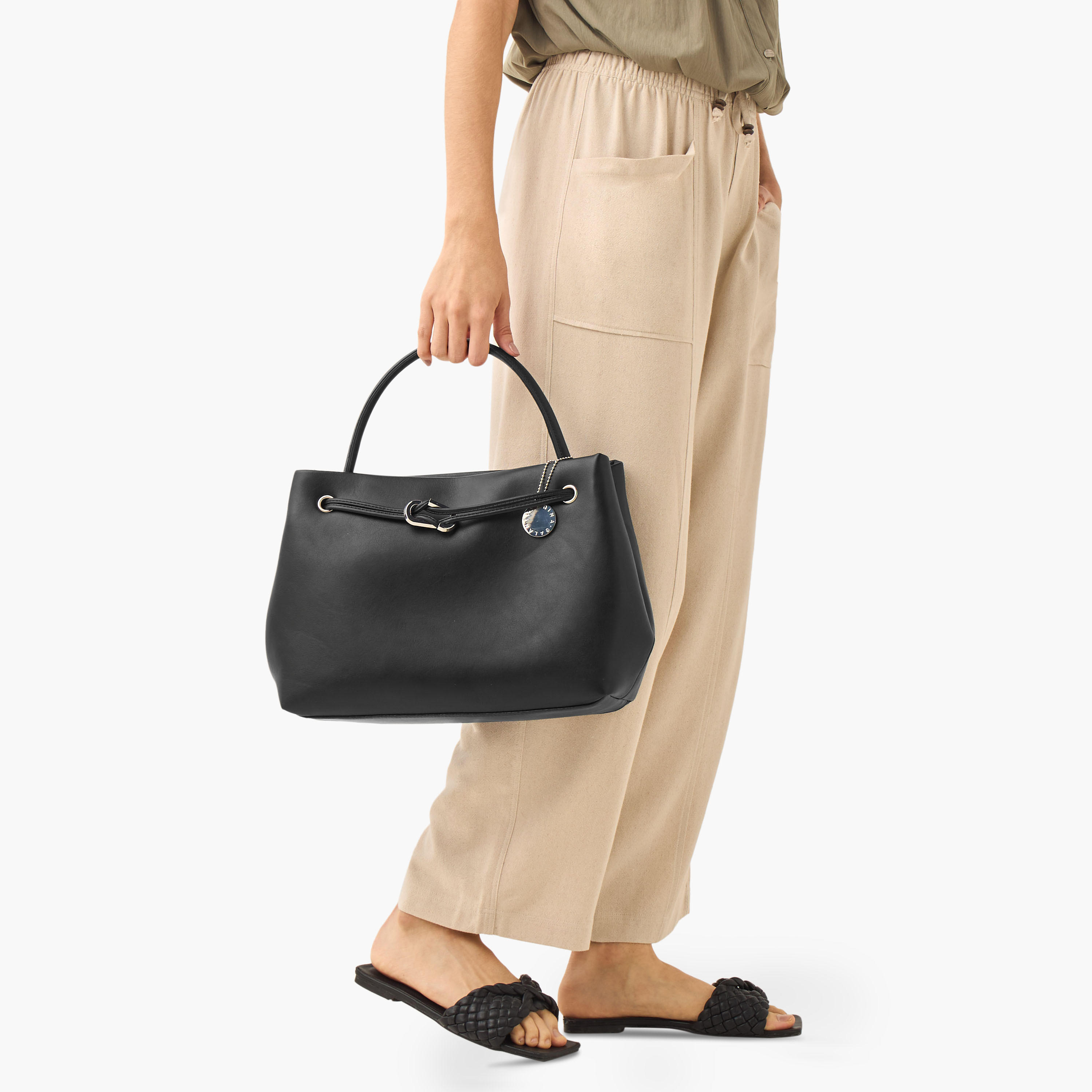 شنطة توتي سادة بسحاب إغلاق من مارينا جالانتي-women-bagsandwallets-handbags-image-8