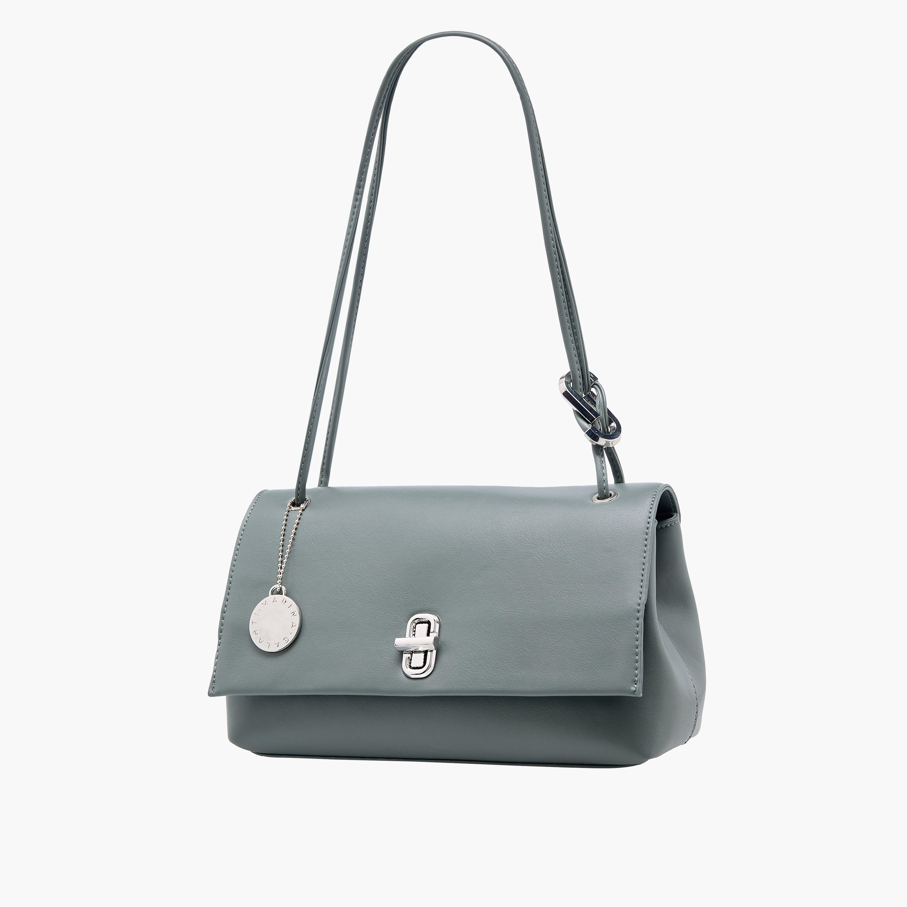Marina Galanti Monotone Crossbody Bag with Flap Closure-women-bagsandwallets-handbags-image-3