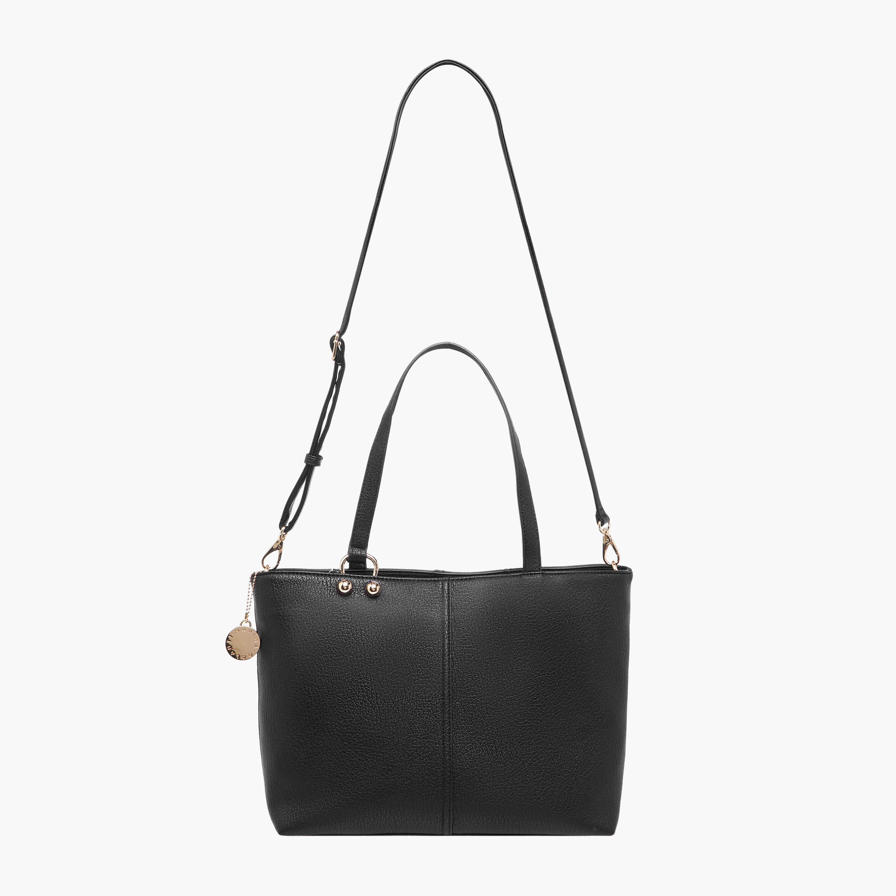 Marina Galanti Textured Tote Bag with Detachable Strap-women-bagsandwallets-handbags-image-3