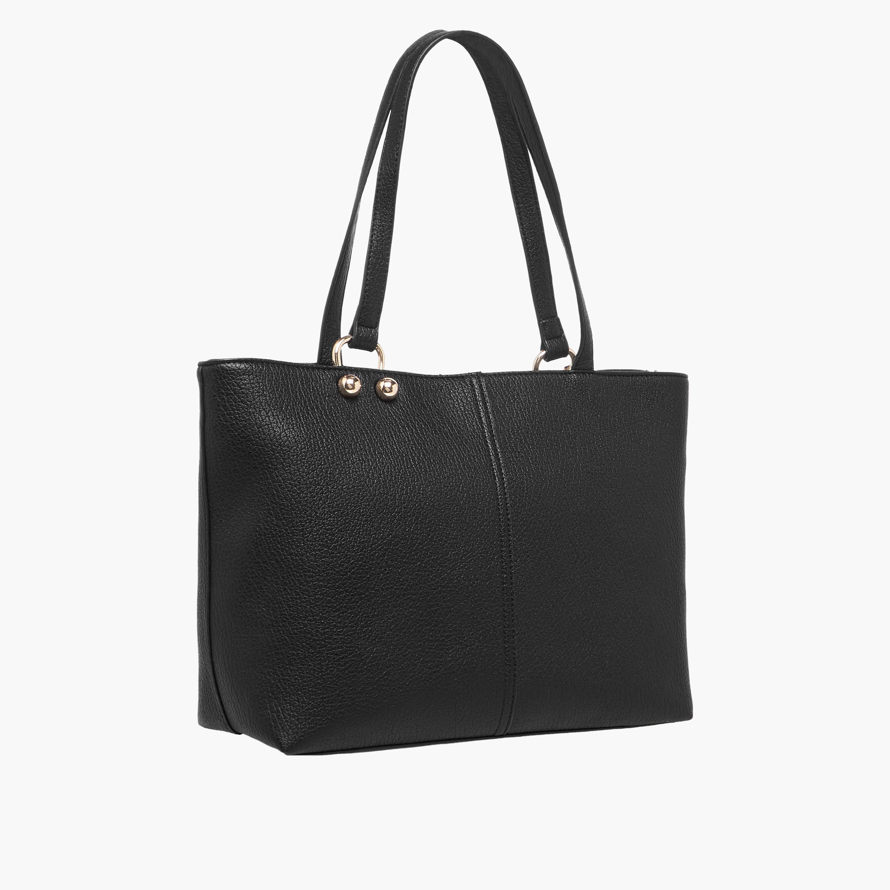 Marina Galanti Textured Tote Bag with Detachable Strap-women-bagsandwallets-handbags-image-4