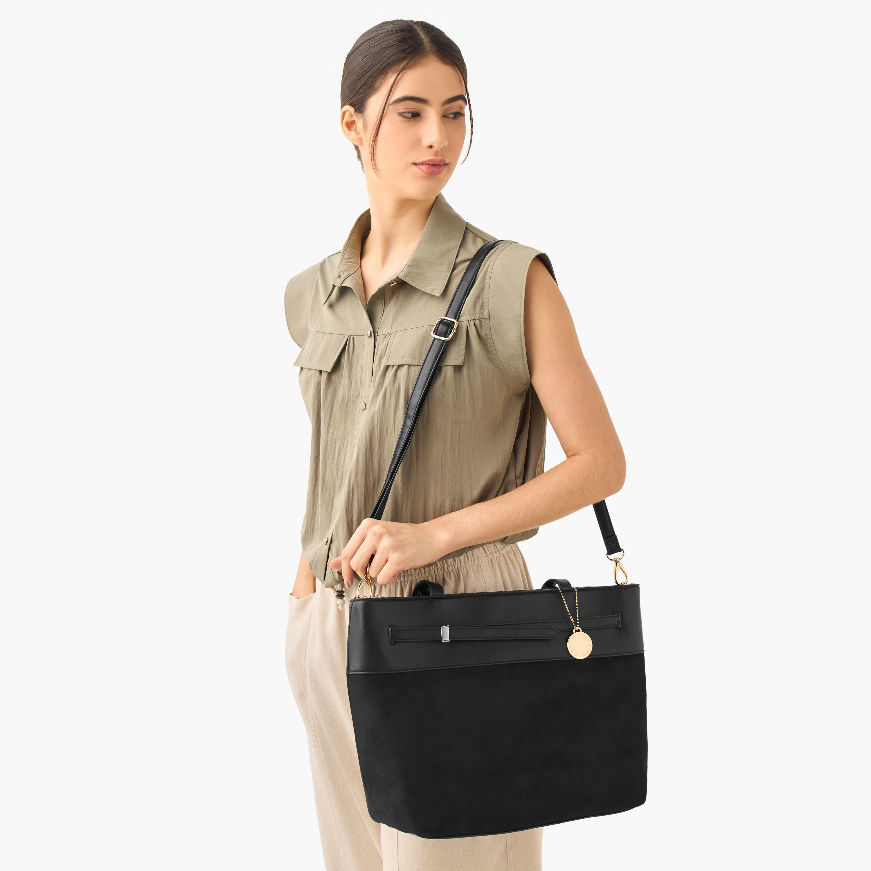 شنطة توتي سادة بمقبض مزدوج من مارينا جالانتي-women-bagsandwallets-handbags-image-2