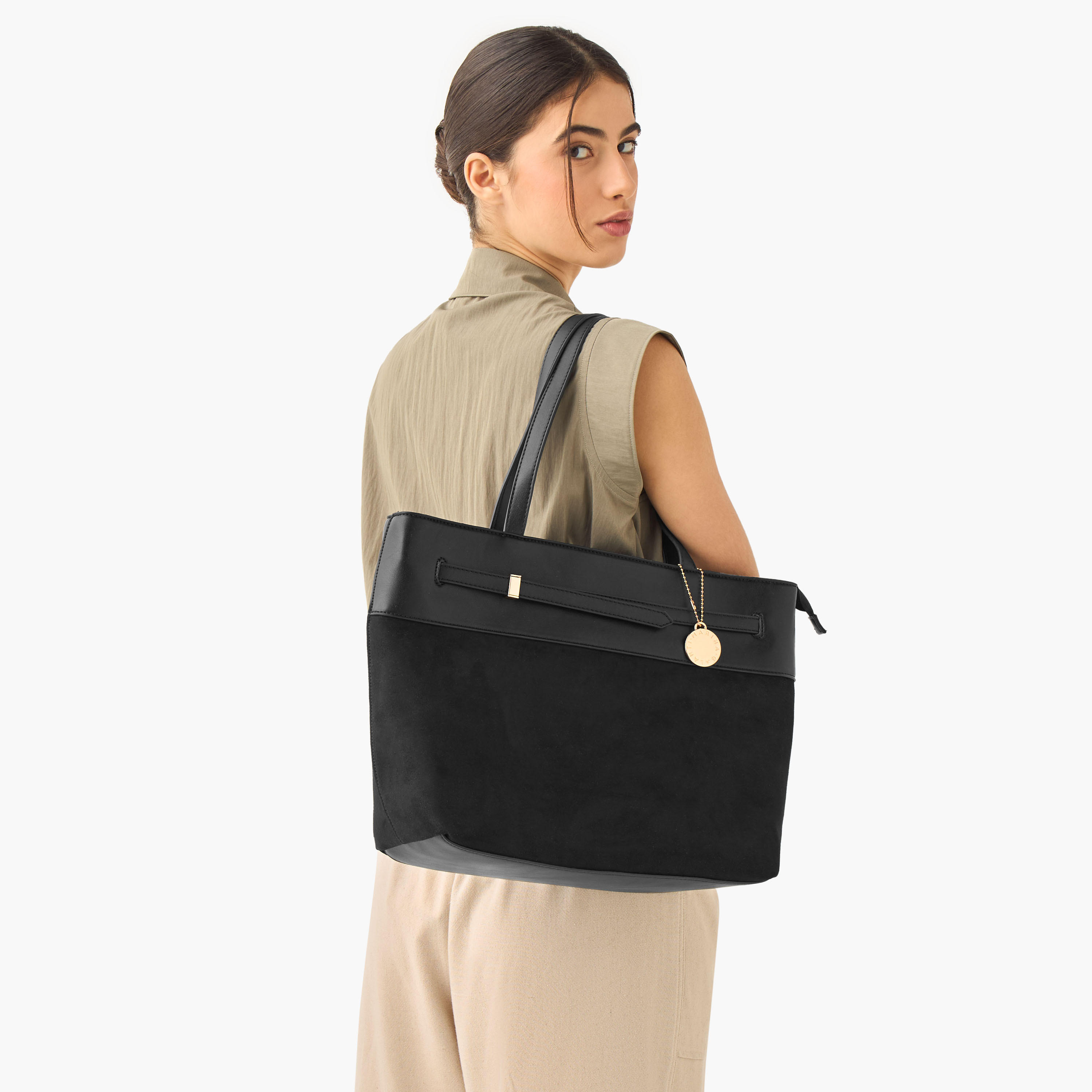 شنطة توتي سادة بمقبض مزدوج من مارينا جالانتي-women-bagsandwallets-handbags-image-8