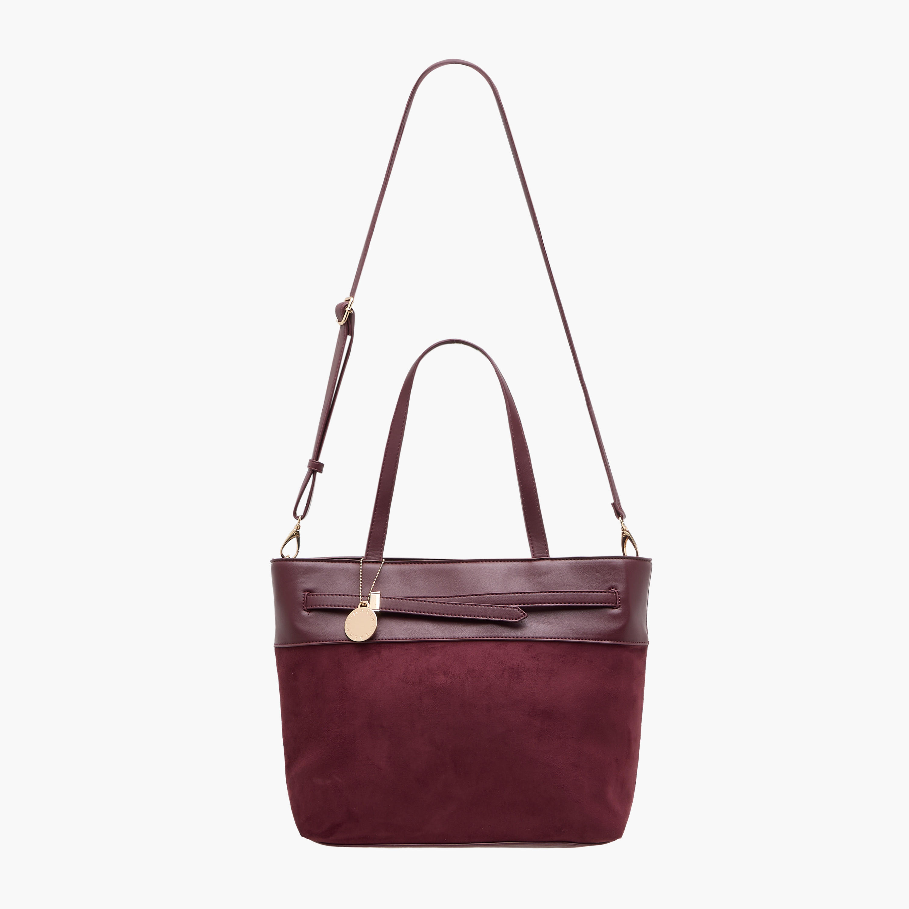 Marina Galanti Panelled Tote Bag with Detachable Strap-women-bagsandwallets-handbags-image-3