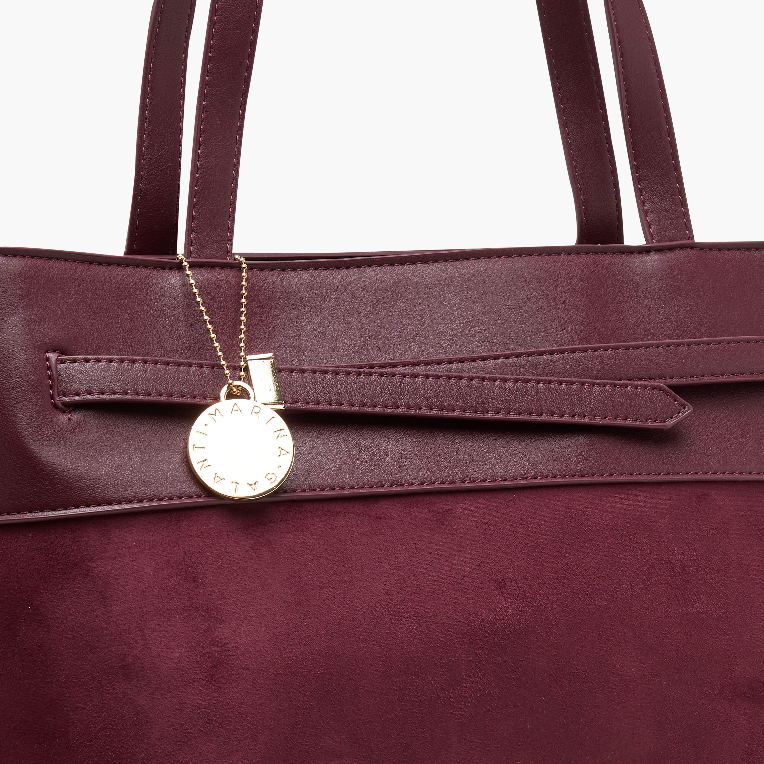 Marina Galanti Panelled Tote Bag with Detachable Strap-women-bagsandwallets-handbags-image-5