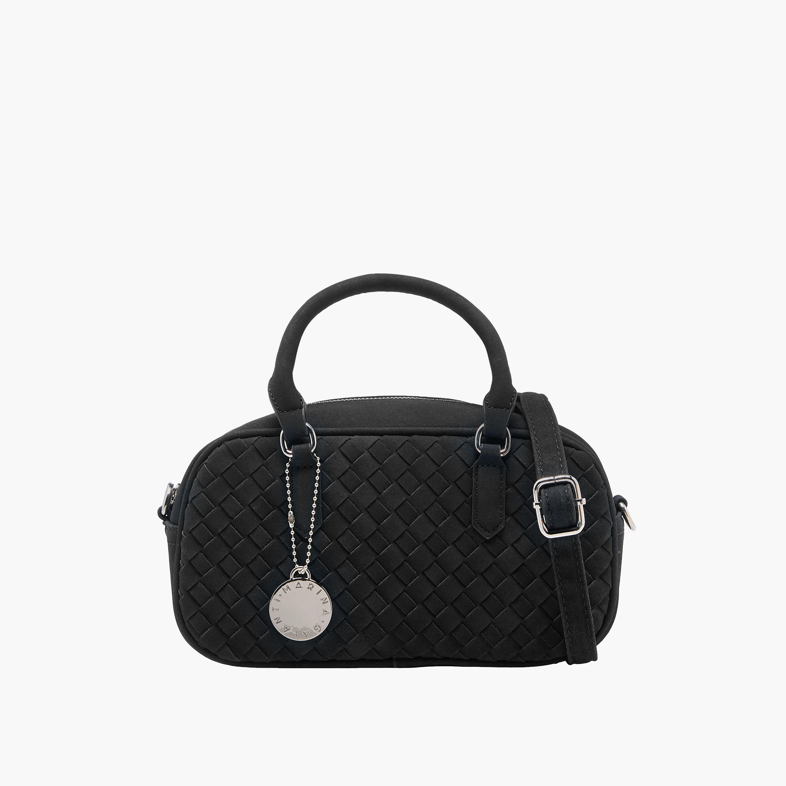 Marina Galanti Weave Textured Crossbody Bag with Detachable Strap-women-bagsandwallets-handbags-image-1