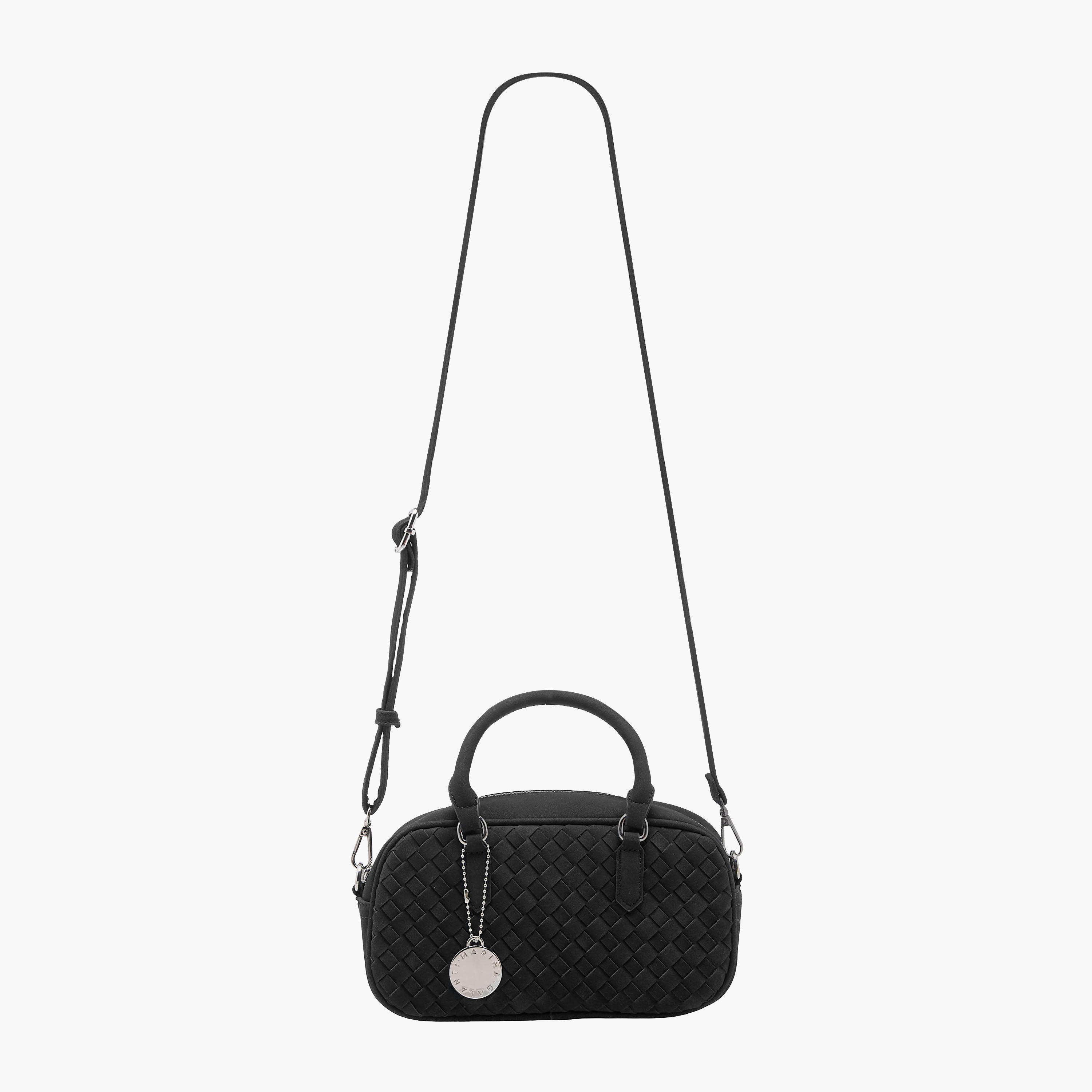 Marina Galanti Weave Textured Crossbody Bag with Detachable Strap-women-bagsandwallets-handbags-image-3
