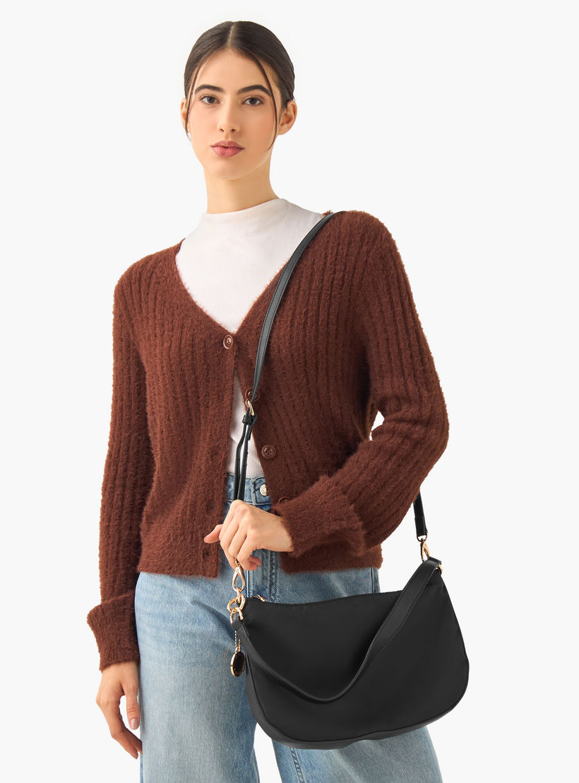 Marina Galanti Textured Crossbody Bag with Detachable Strap-women-bagsandwallets-handbags-image-2