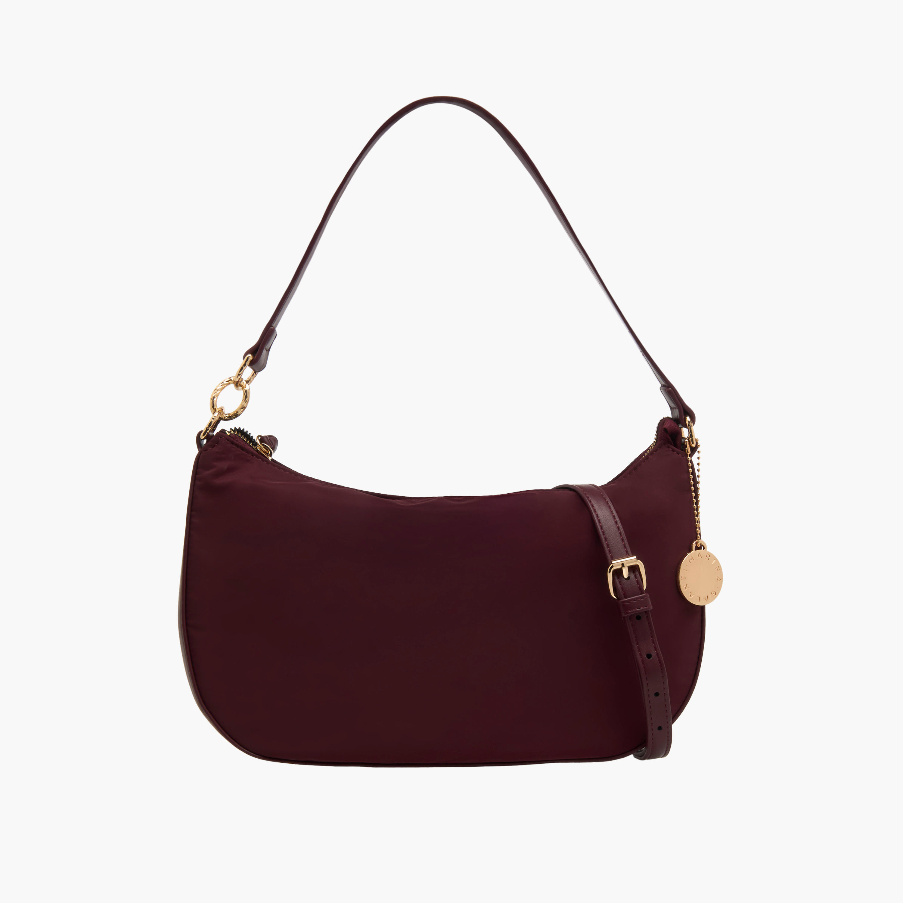 Marina Galanti Solid Baguette Bag with Zip Closure-women-bagsandwallets-handbags-image-1