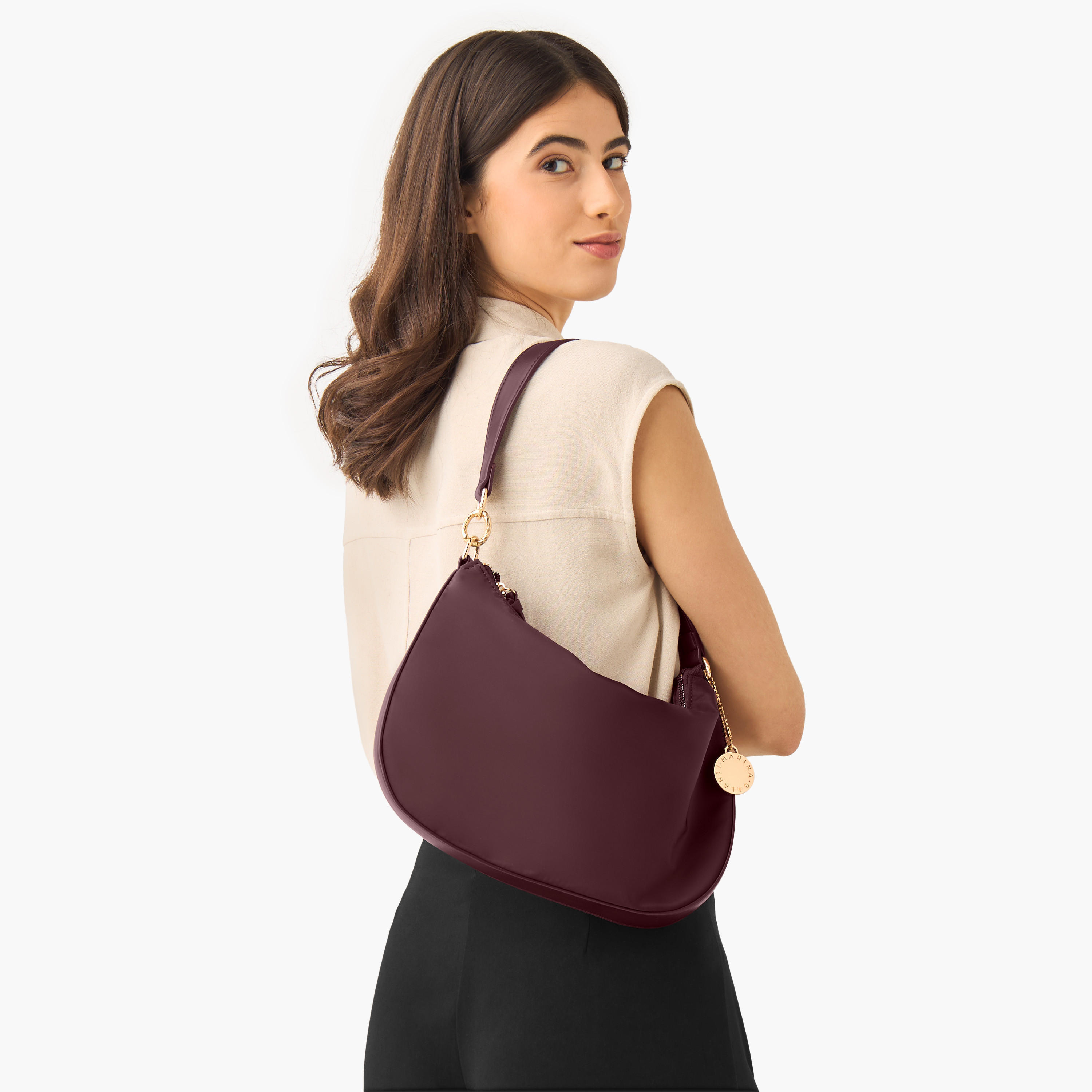 Marina Galanti Solid Baguette Bag with Zip Closure-women-bagsandwallets-handbags-image-8