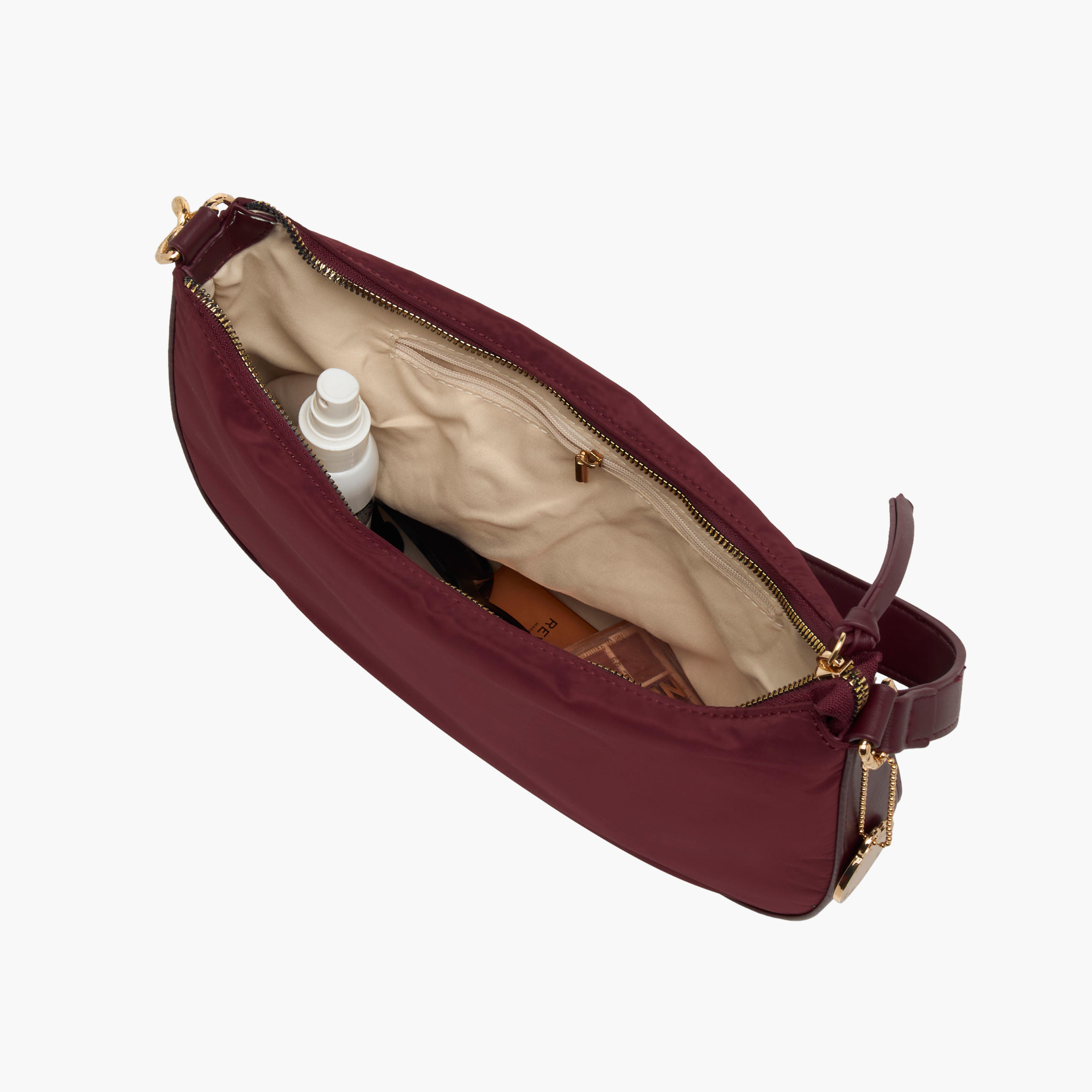 Marina Galanti Solid Baguette Bag with Zip Closure-women-bagsandwallets-handbags-image-9