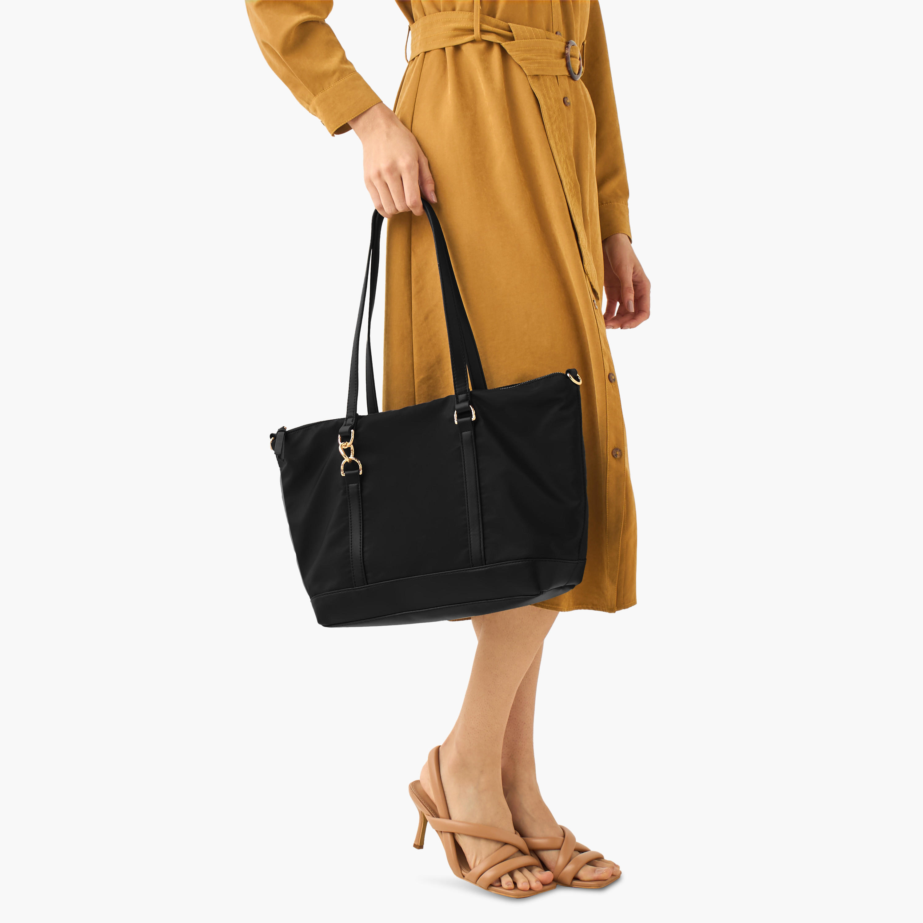 Marina Galanti Solid Tote Bag with Detachable Strap-women-bagsandwallets-handbags-image-8