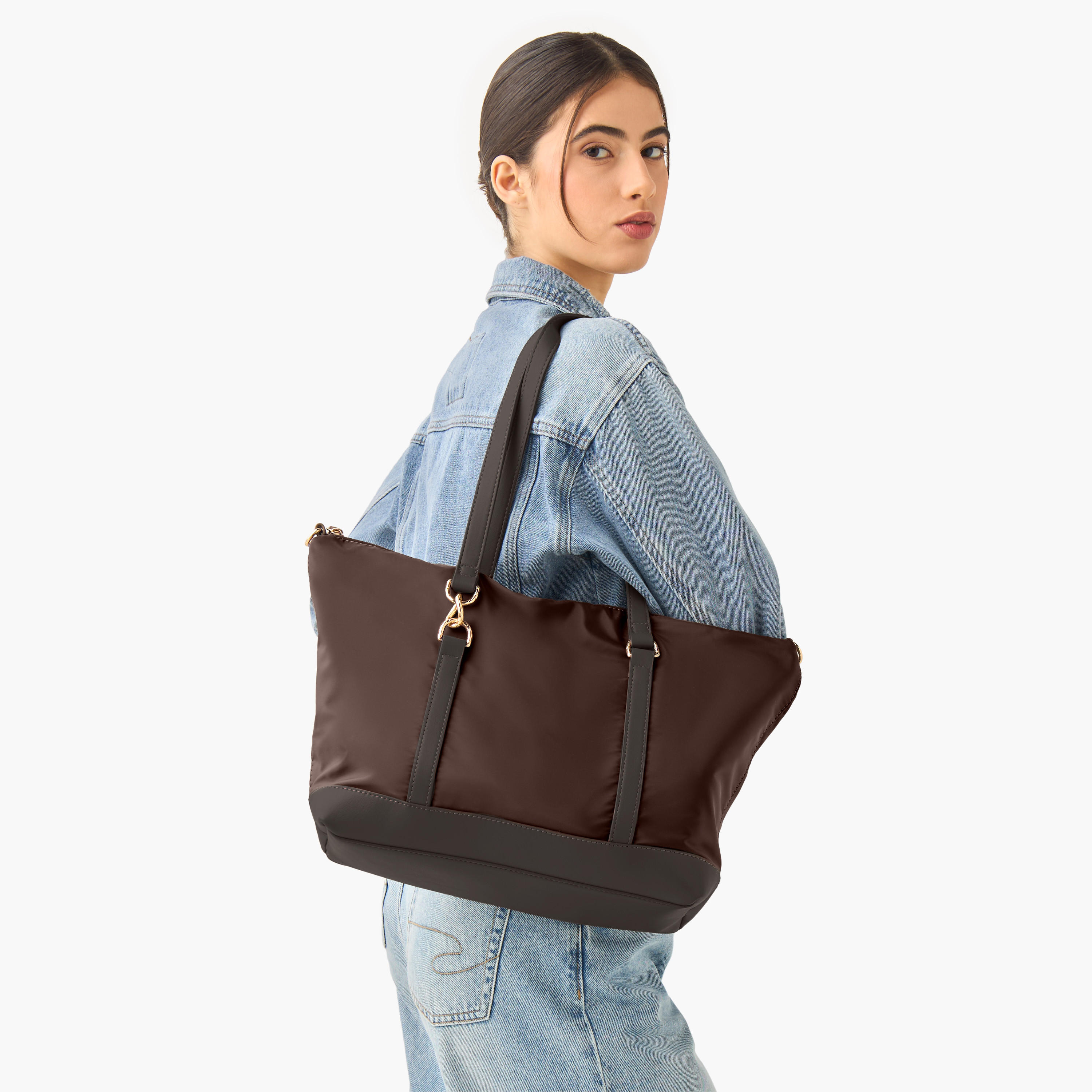 شنطة تسويق بارزة الملمس بحزام قابل للفصل من مارينا جالانتي-women-bagsandwallets-handbags-image-2
