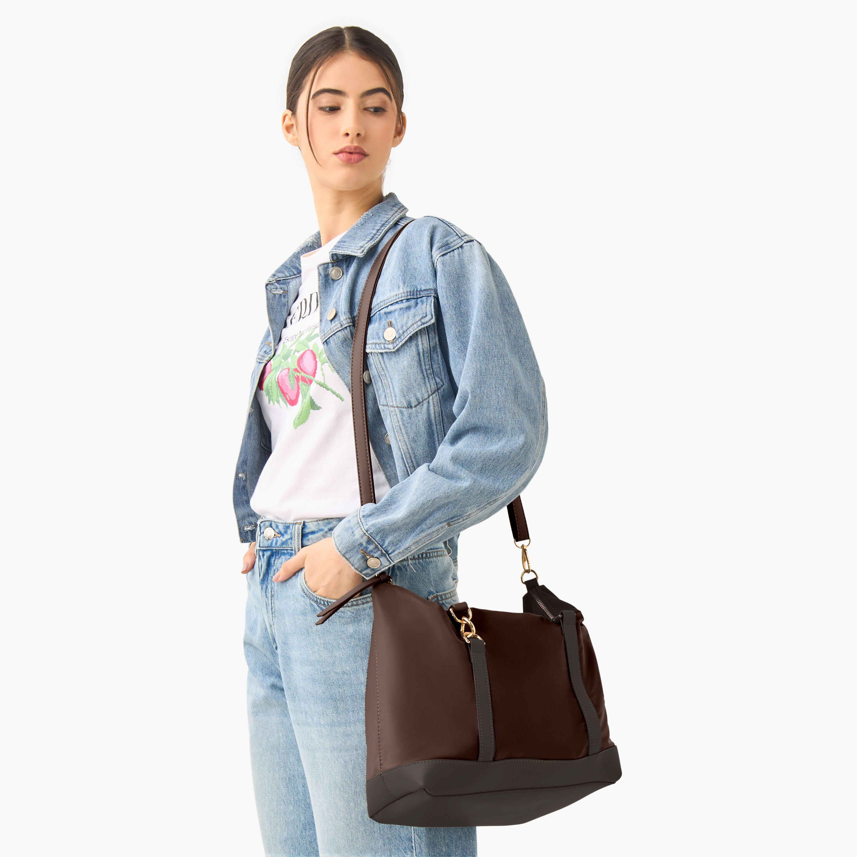 شنطة تسويق بارزة الملمس بحزام قابل للفصل من مارينا جالانتي-women-bagsandwallets-handbags-image-8