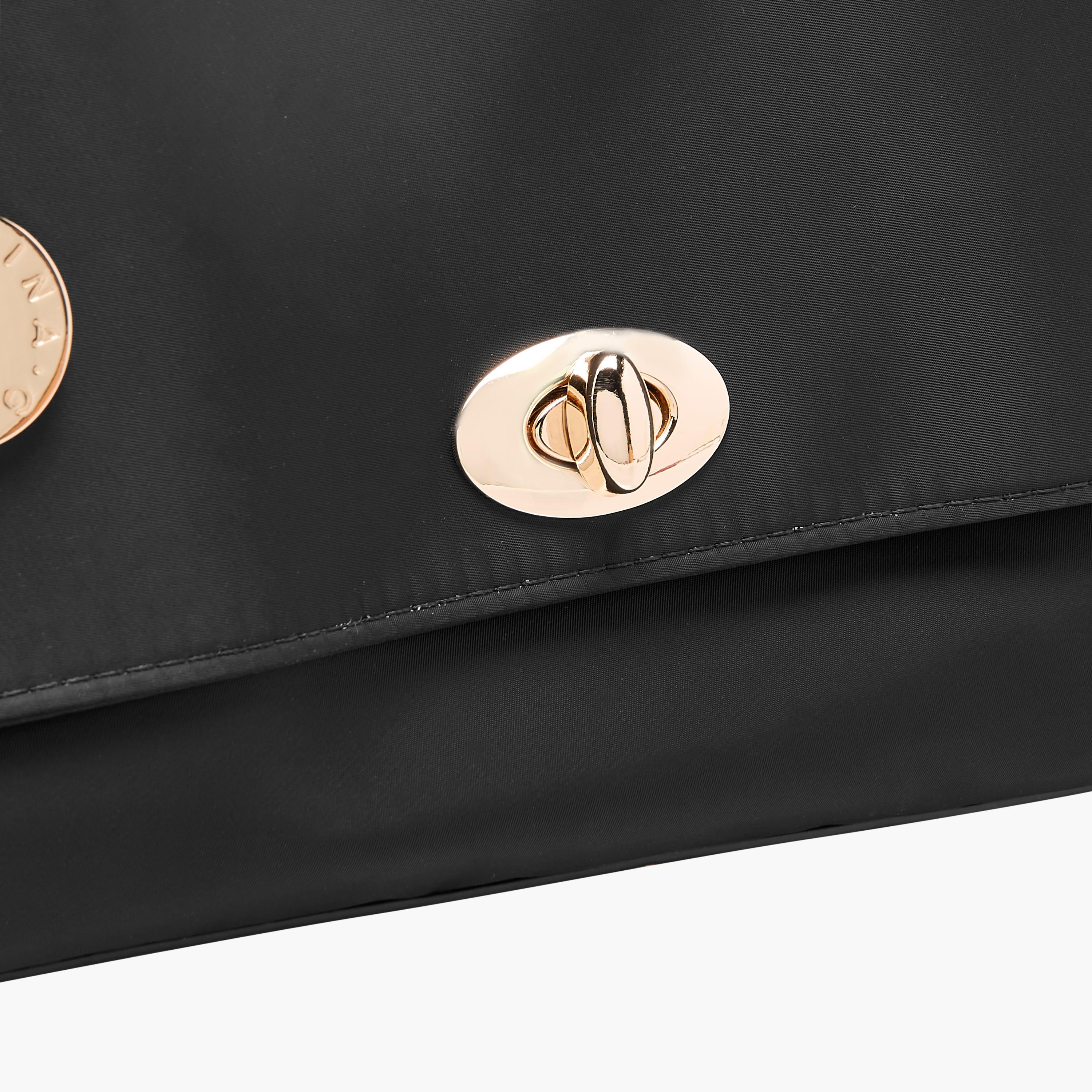 Marina Galanti Solid Crossbody Bag with Twist Lock Closure-women-bagsandwallets-handbags-image-5