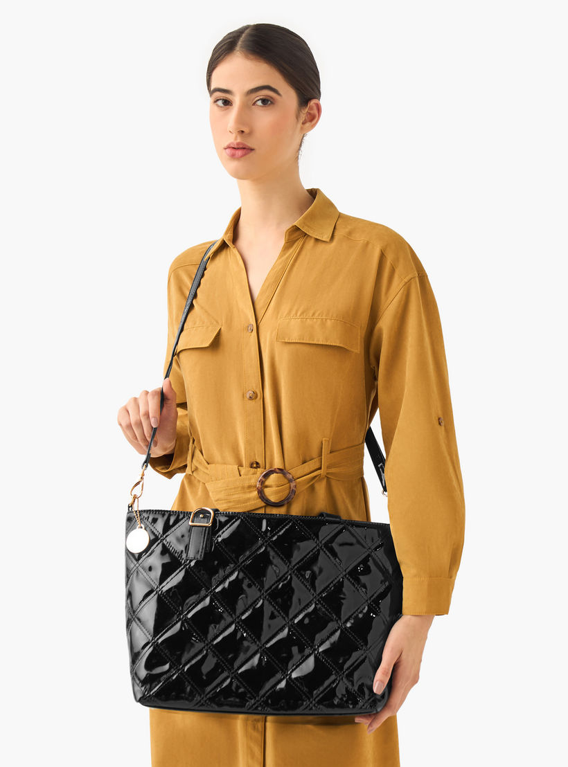 Marina Galanti Quilted Tote Bag with Detachable Strap-women-bagsandwallets-handbags-image-2