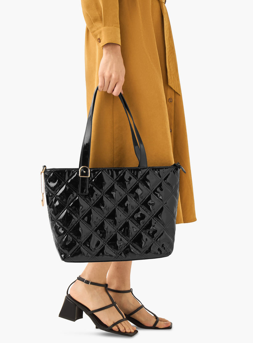 Marina Galanti Quilted Tote Bag with Detachable Strap-women-bagsandwallets-handbags-image-8