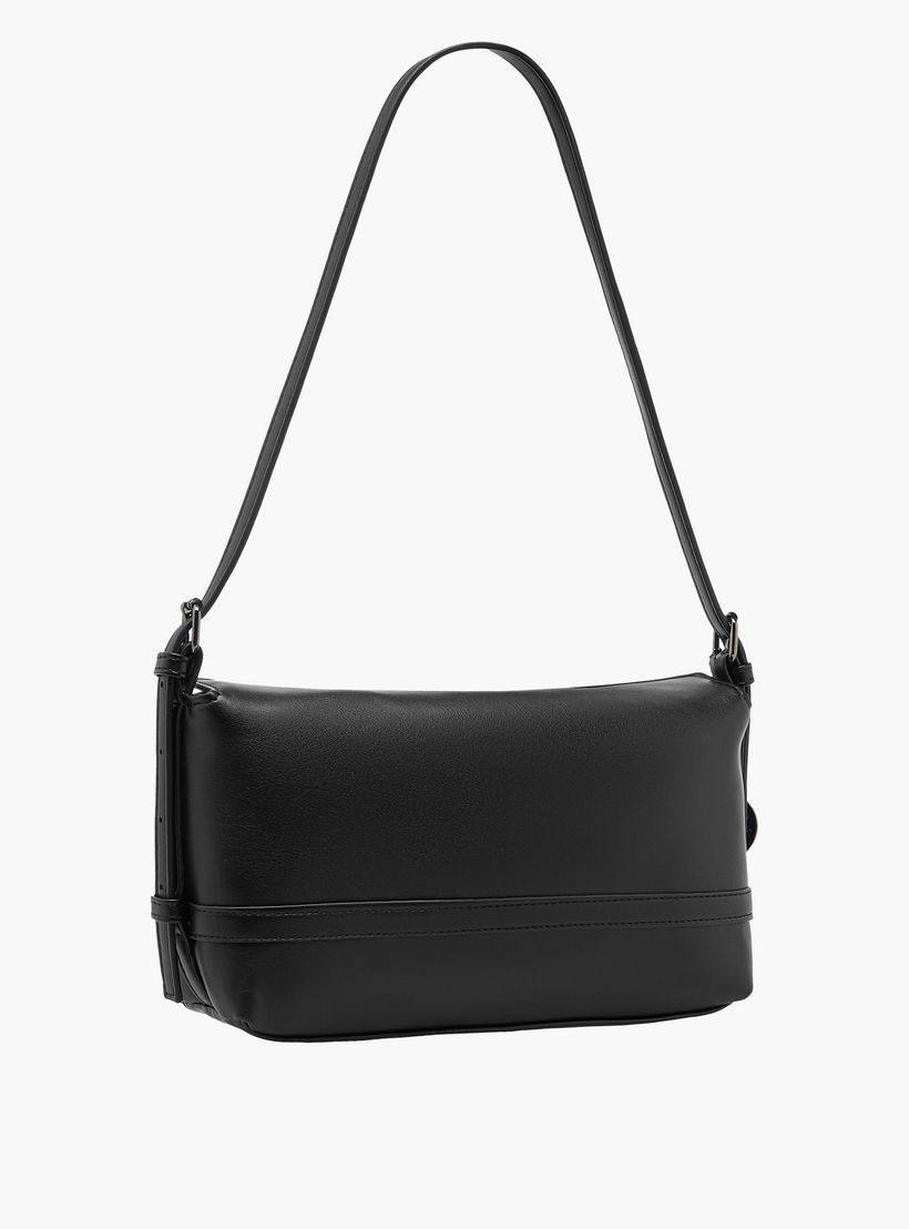 Marina Galanti Buckle Detail Shoulder Bag with Adjustable Strap-women-bagsandwallets-handbags-image-4