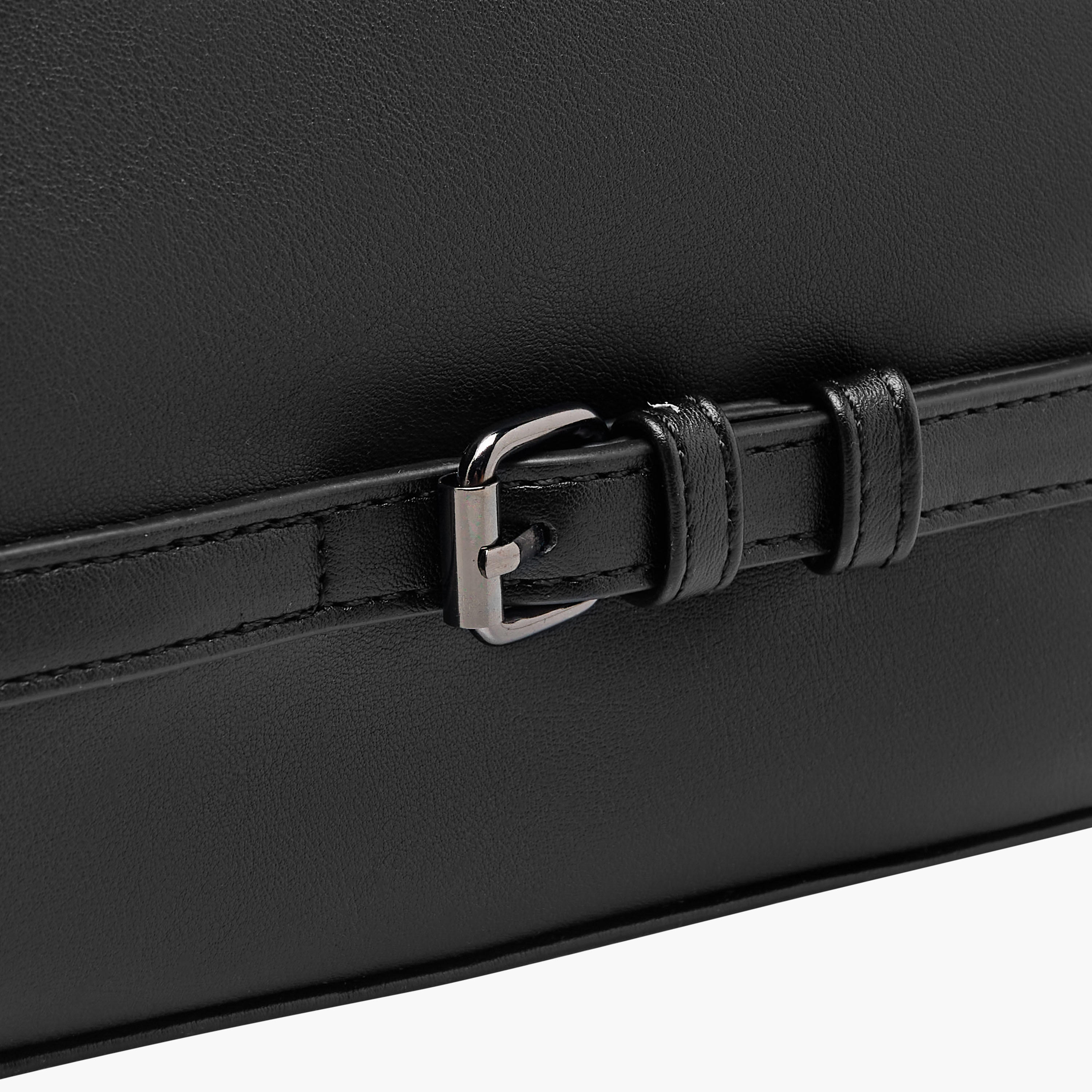 Marina Galanti Buckle Detail Shoulder Bag with Adjustable Strap-women-bagsandwallets-handbags-image-5