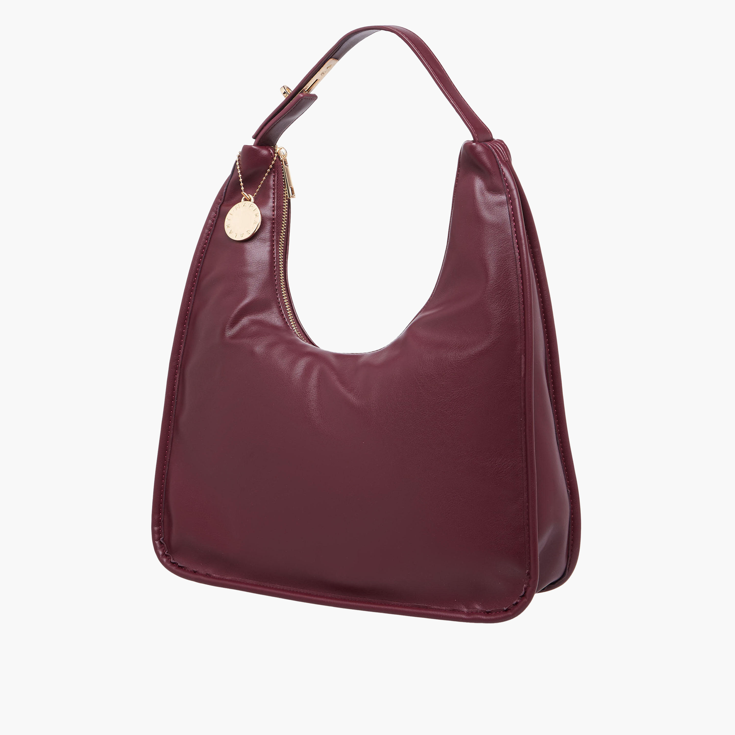 Marina Galanti Solid Hobo Bag with Zip Closure-women-bagsandwallets-handbags-image-3