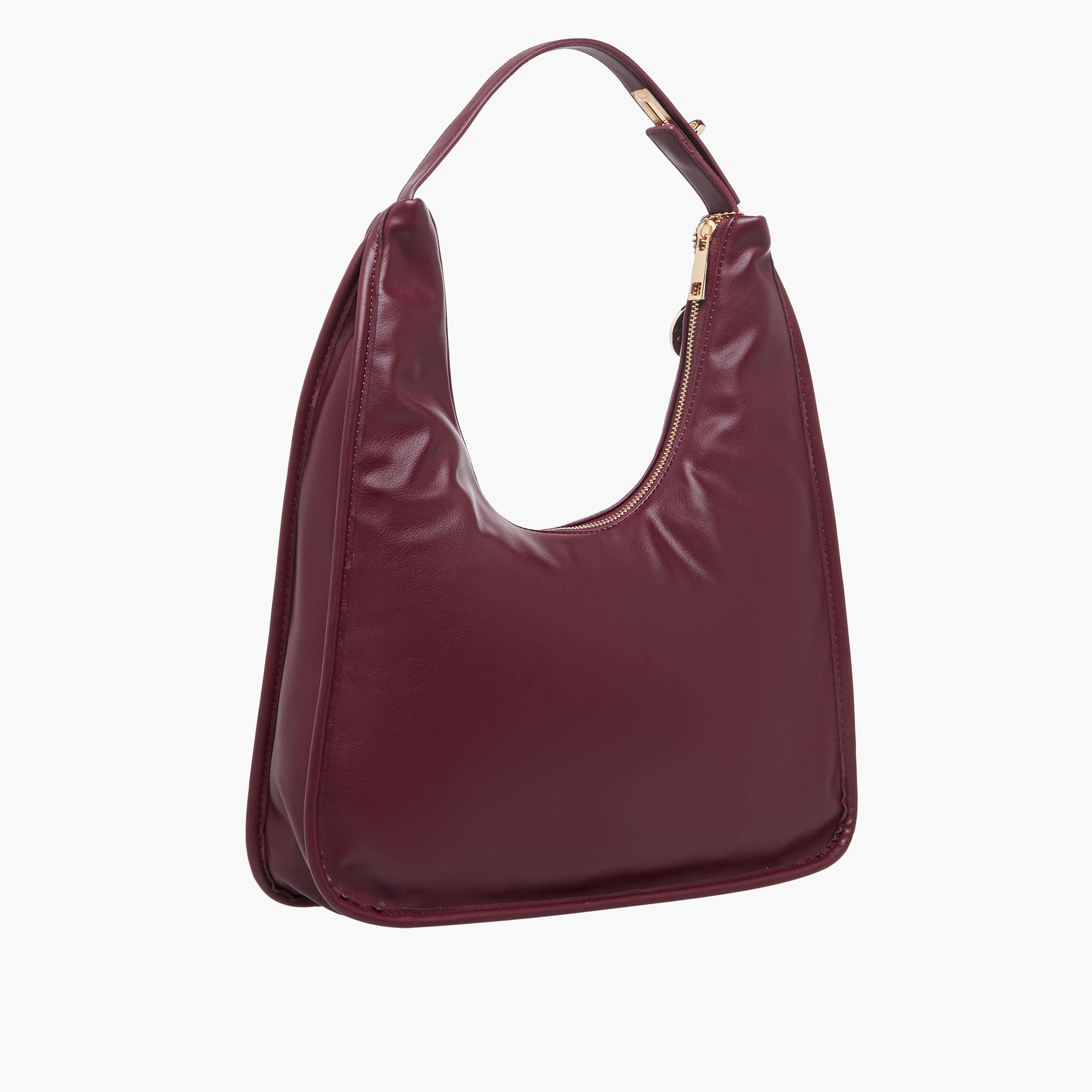 Marina Galanti Solid Hobo Bag with Zip Closure-women-bagsandwallets-handbags-image-4