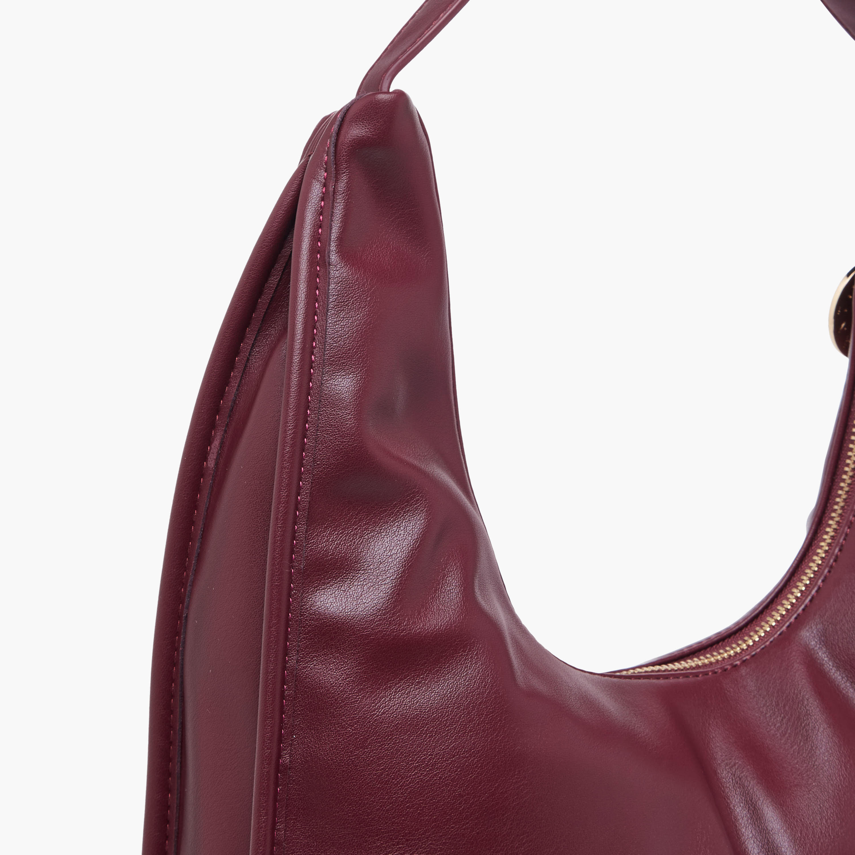 Marina Galanti Solid Hobo Bag with Zip Closure-women-bagsandwallets-handbags-image-6