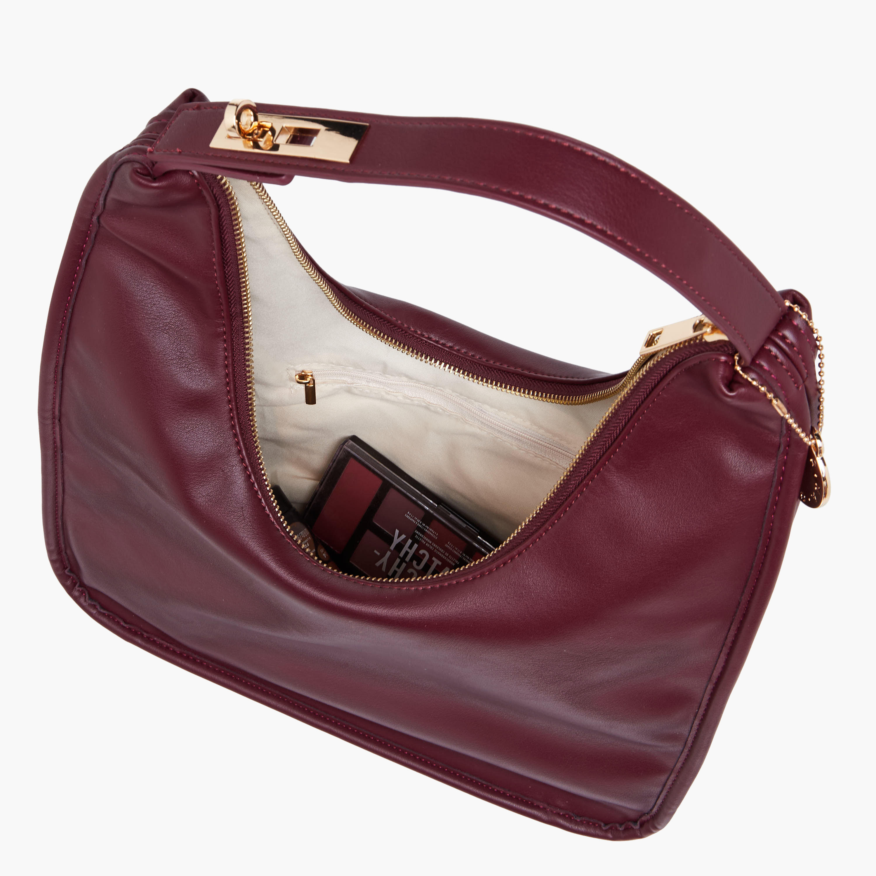 Marina Galanti Solid Hobo Bag with Zip Closure-women-bagsandwallets-handbags-image-8