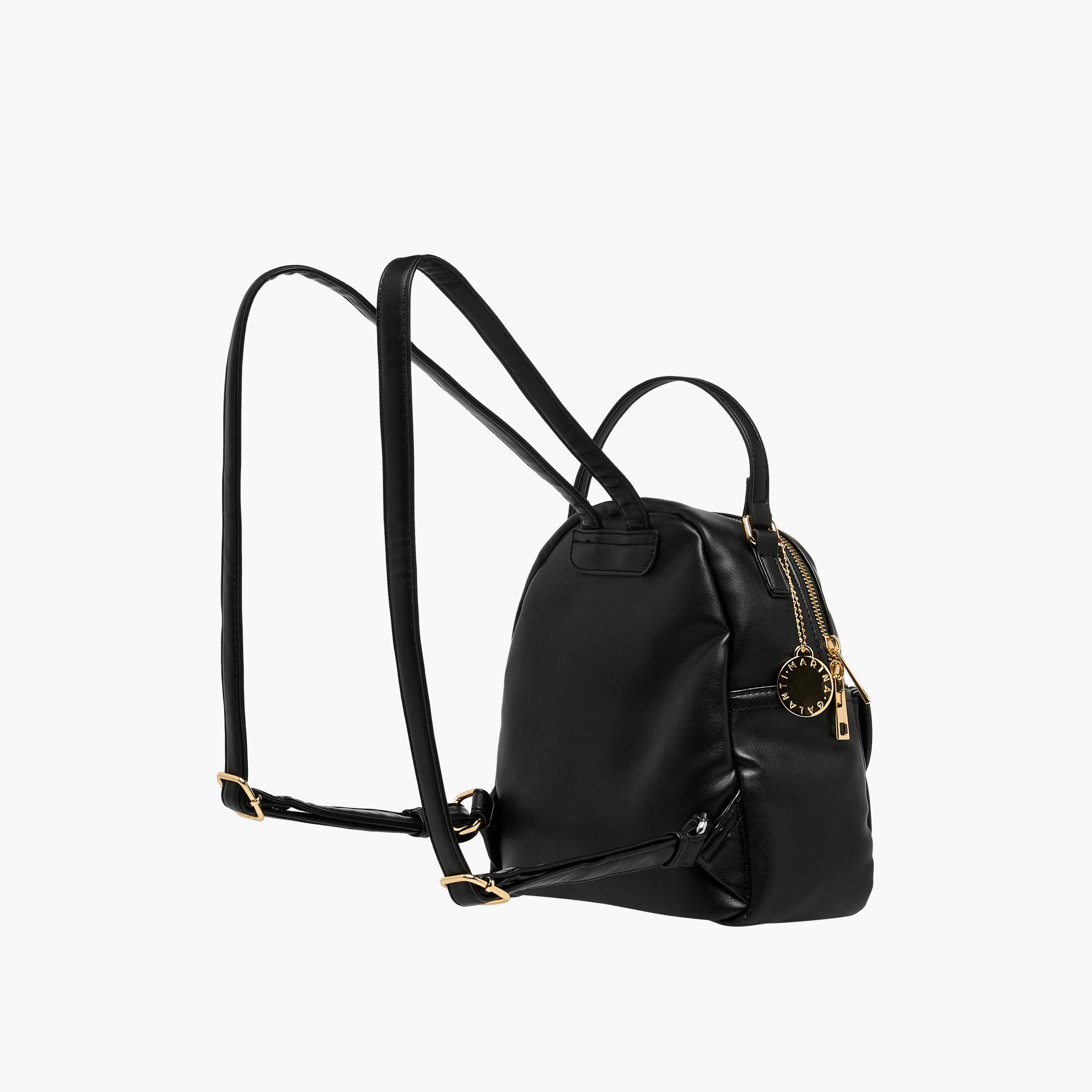 Marina Galanti Solid Backpack with Adjustable Straps-women-bagsandwallets-backpacks-image-4