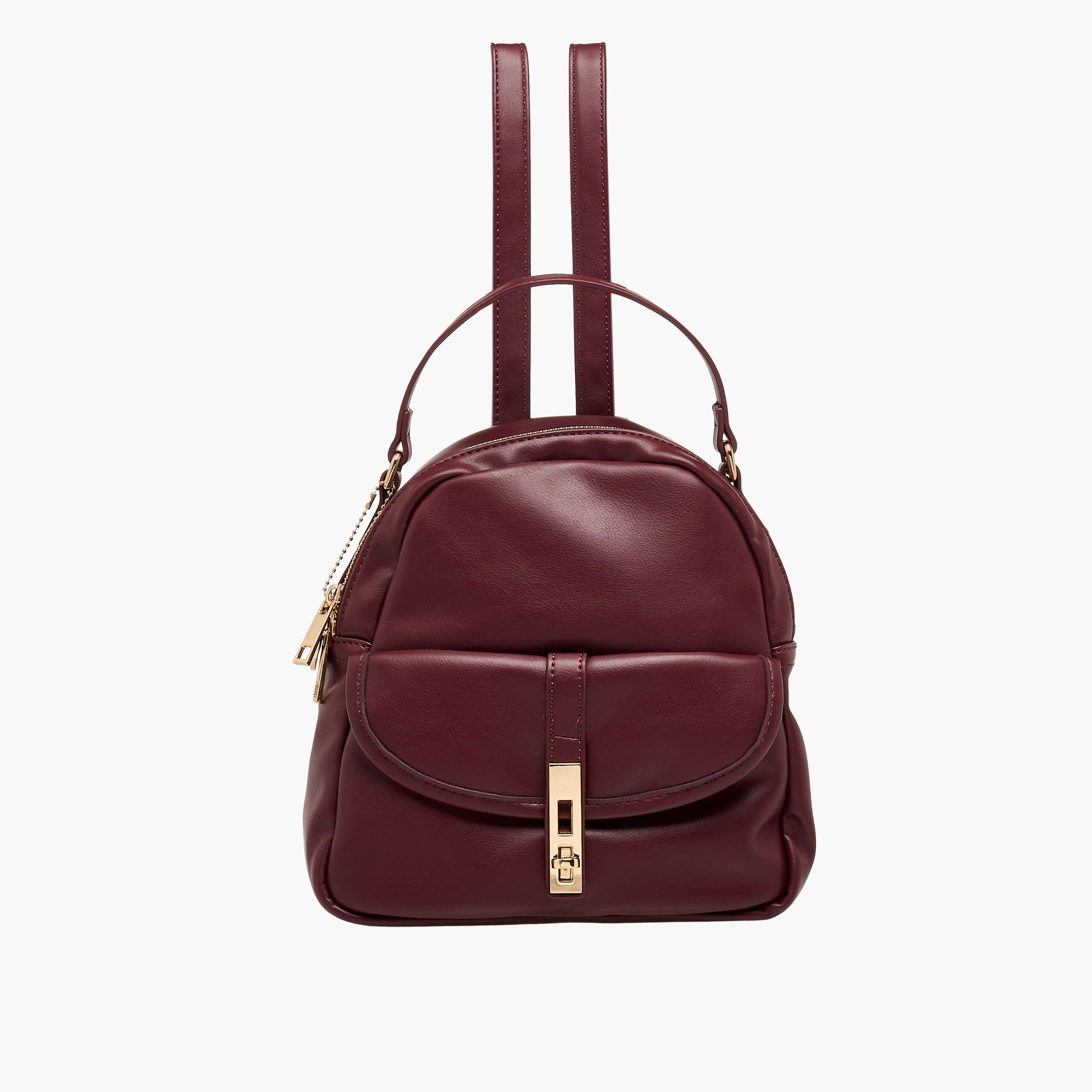 Marina Galanti Solid Backpack with Adjustable Straps-women-bagsandwallets-backpacks-image-1