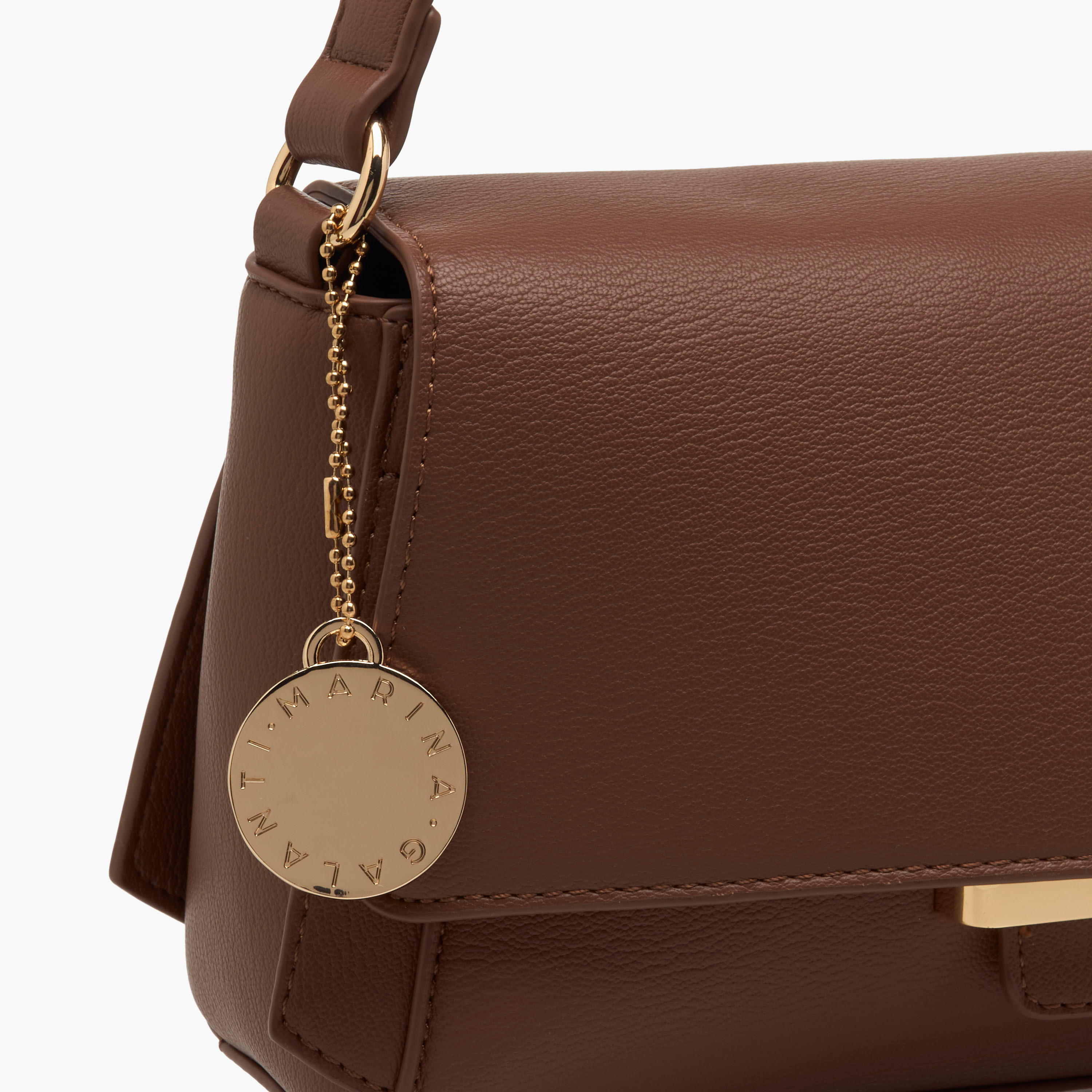 شنطة كروس بودي مزينة بدلايّة وحزام قابل للفصل من مارينا جالانتي-women-bagsandwallets-handbags-image-5