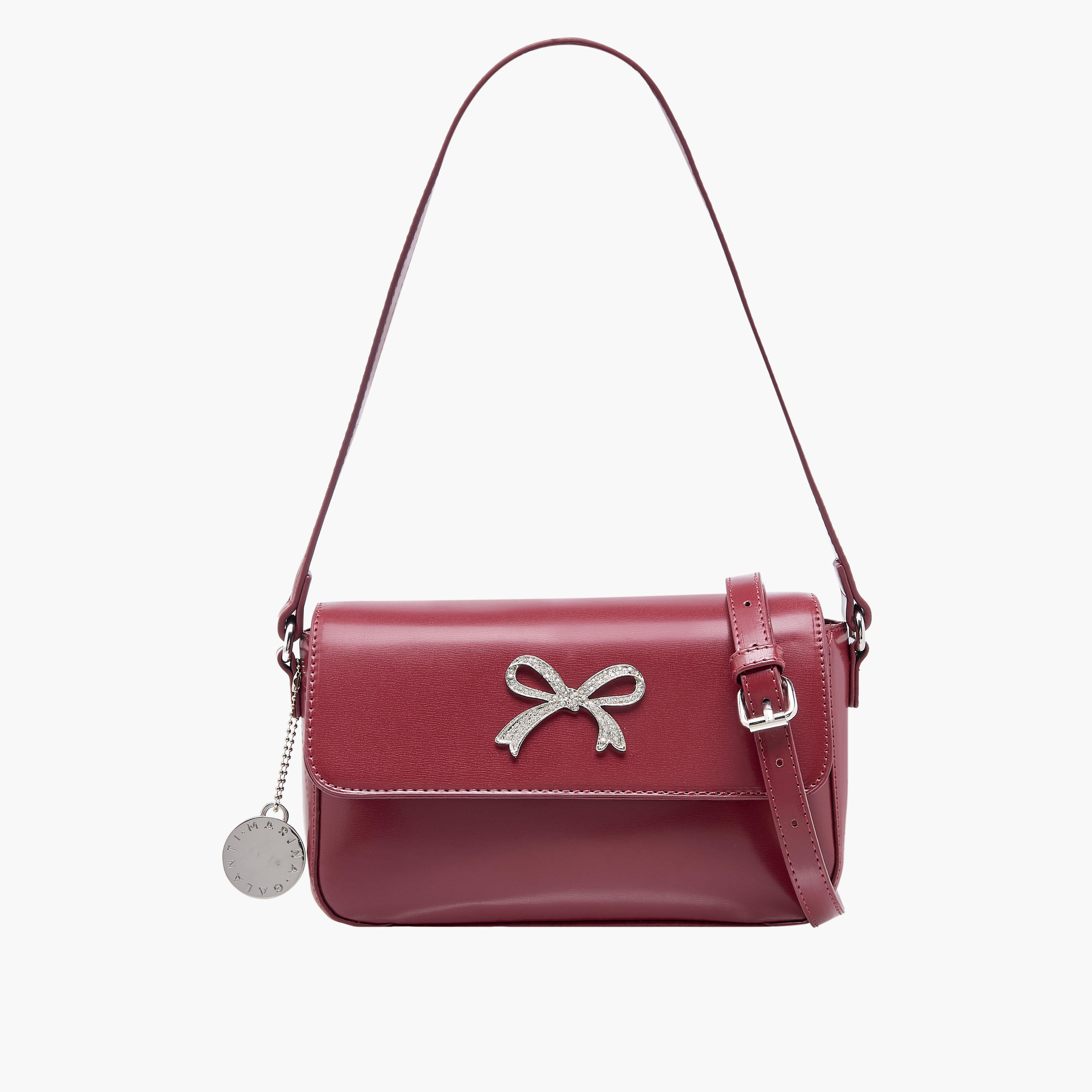 Marina Galanti Bow Detail Crossbody Bag with Button Closure-women-bagsandwallets-handbags-image-3