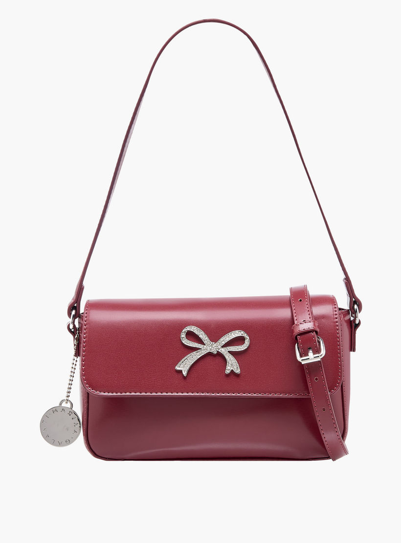 Marina Galanti Bow Detail Crossbody Bag with Button Closure-women-bagsandwallets-handbags-image-3
