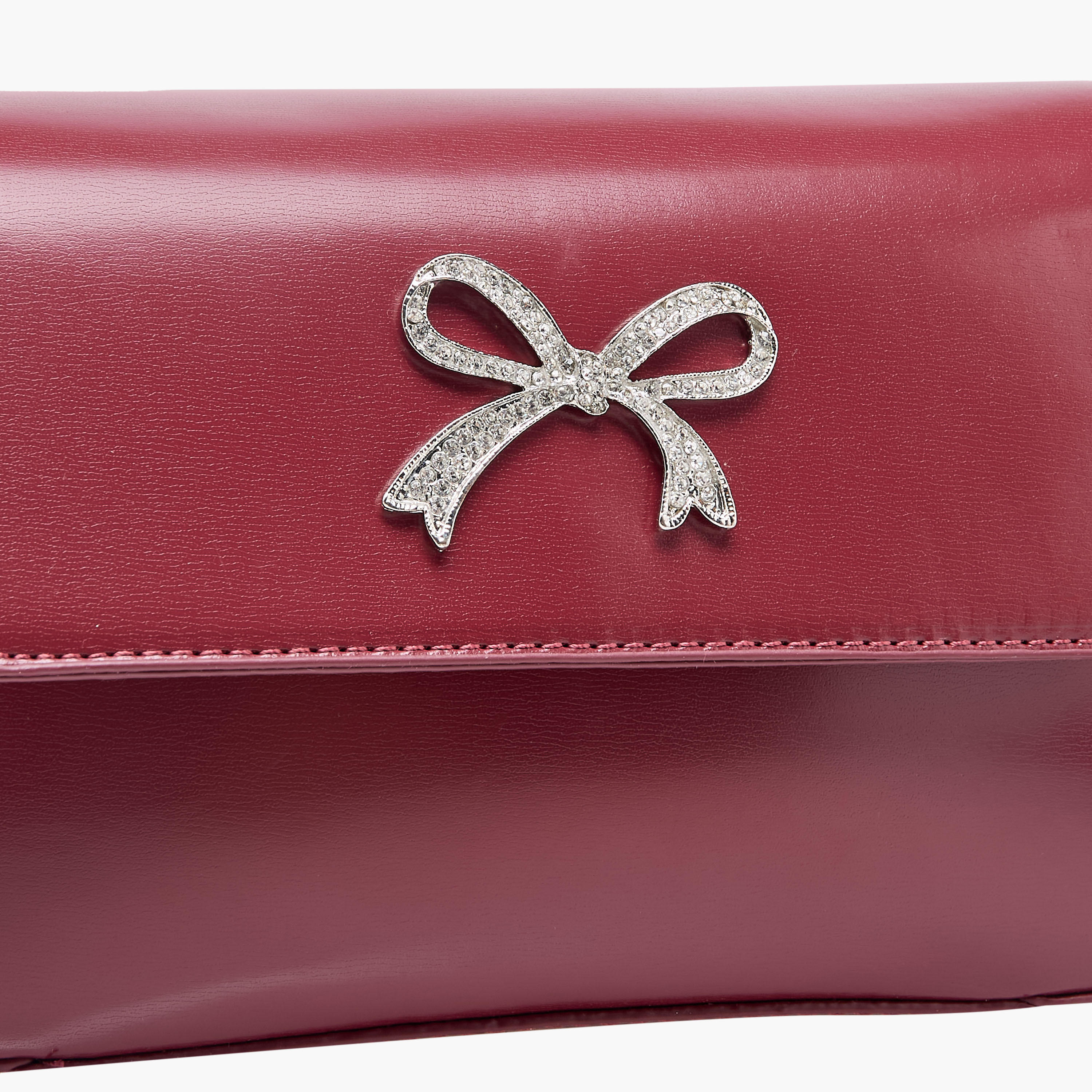 Marina Galanti Bow Detail Crossbody Bag with Button Closure-women-bagsandwallets-handbags-image-5
