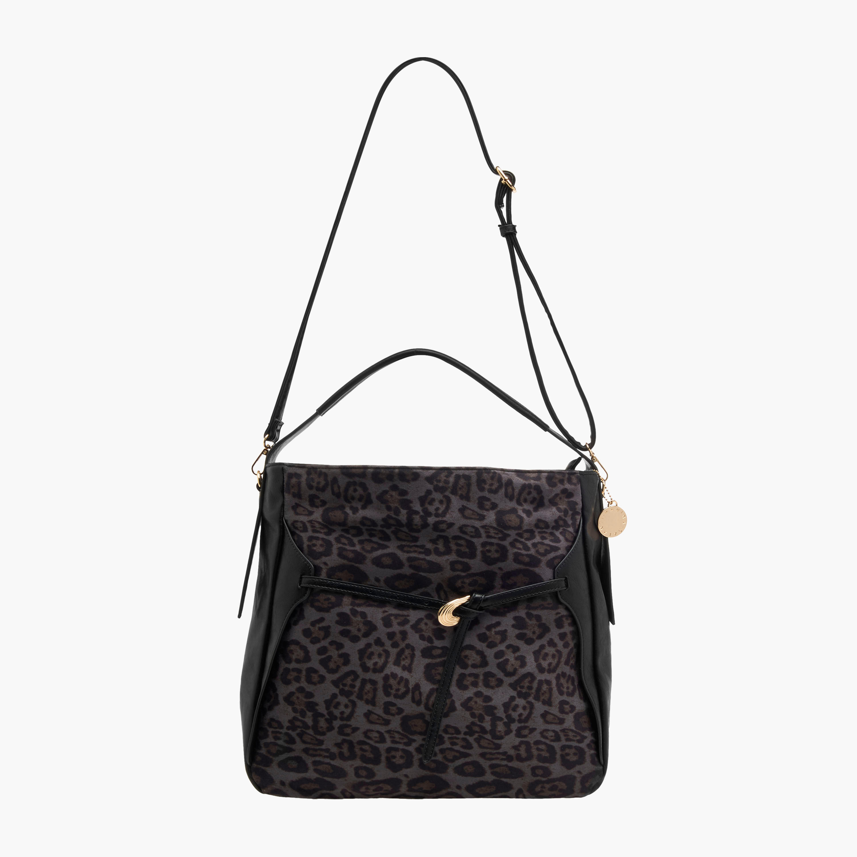 Marina Galanti Animal Textured Tote Bag with Detachable Strap-women-bagsandwallets-handbags-image-1