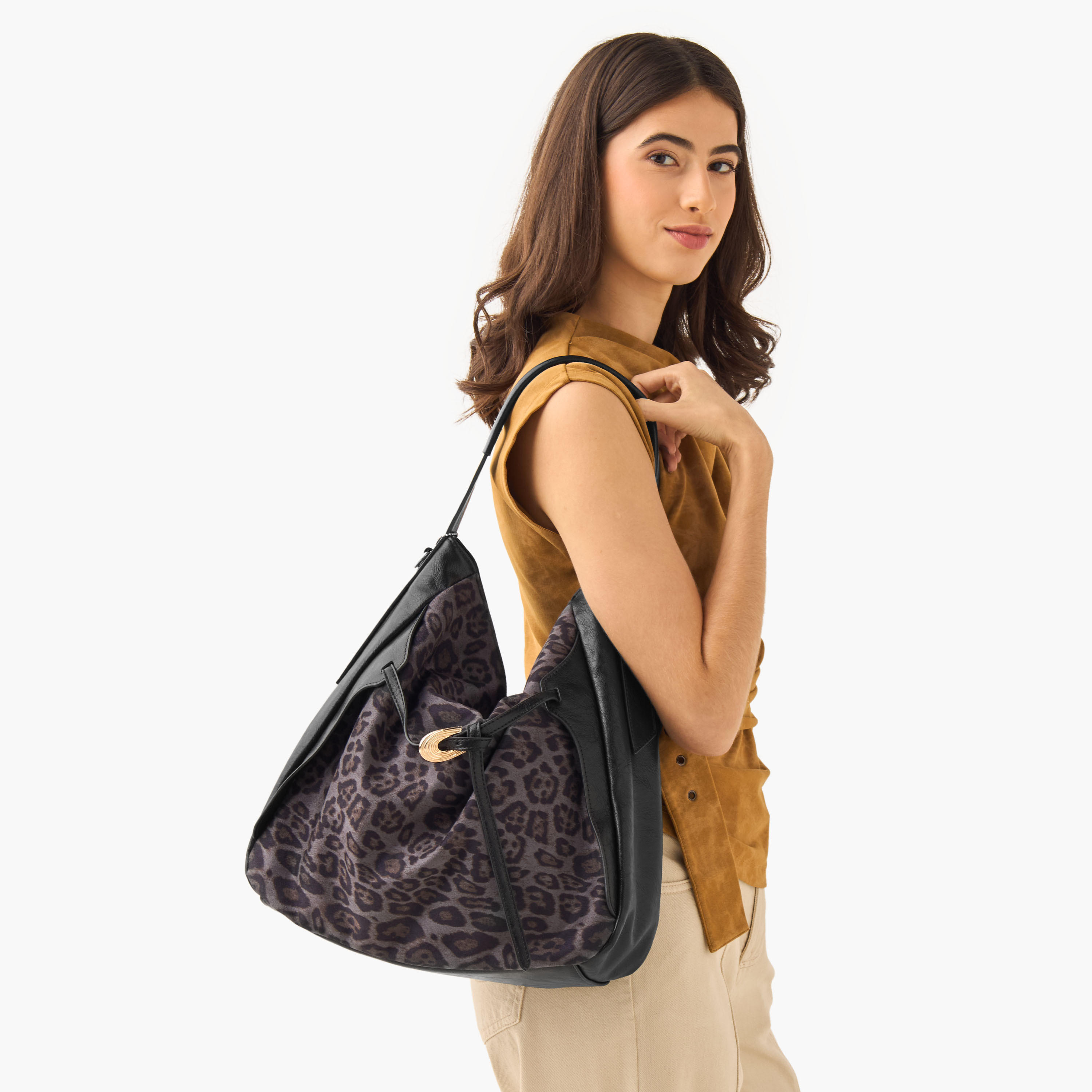 Marina Galanti Animal Textured Tote Bag with Detachable Strap-women-bagsandwallets-handbags-image-9