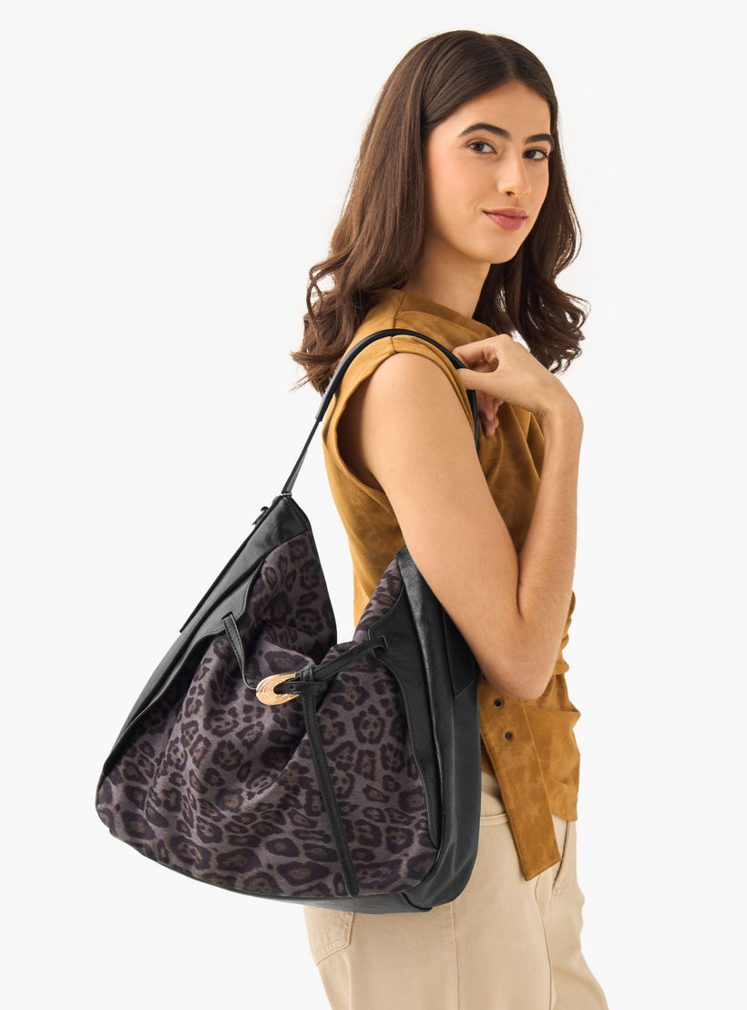 Marina Galanti Animal Textured Tote Bag with Detachable Strap-women-bagsandwallets-handbags-image-9