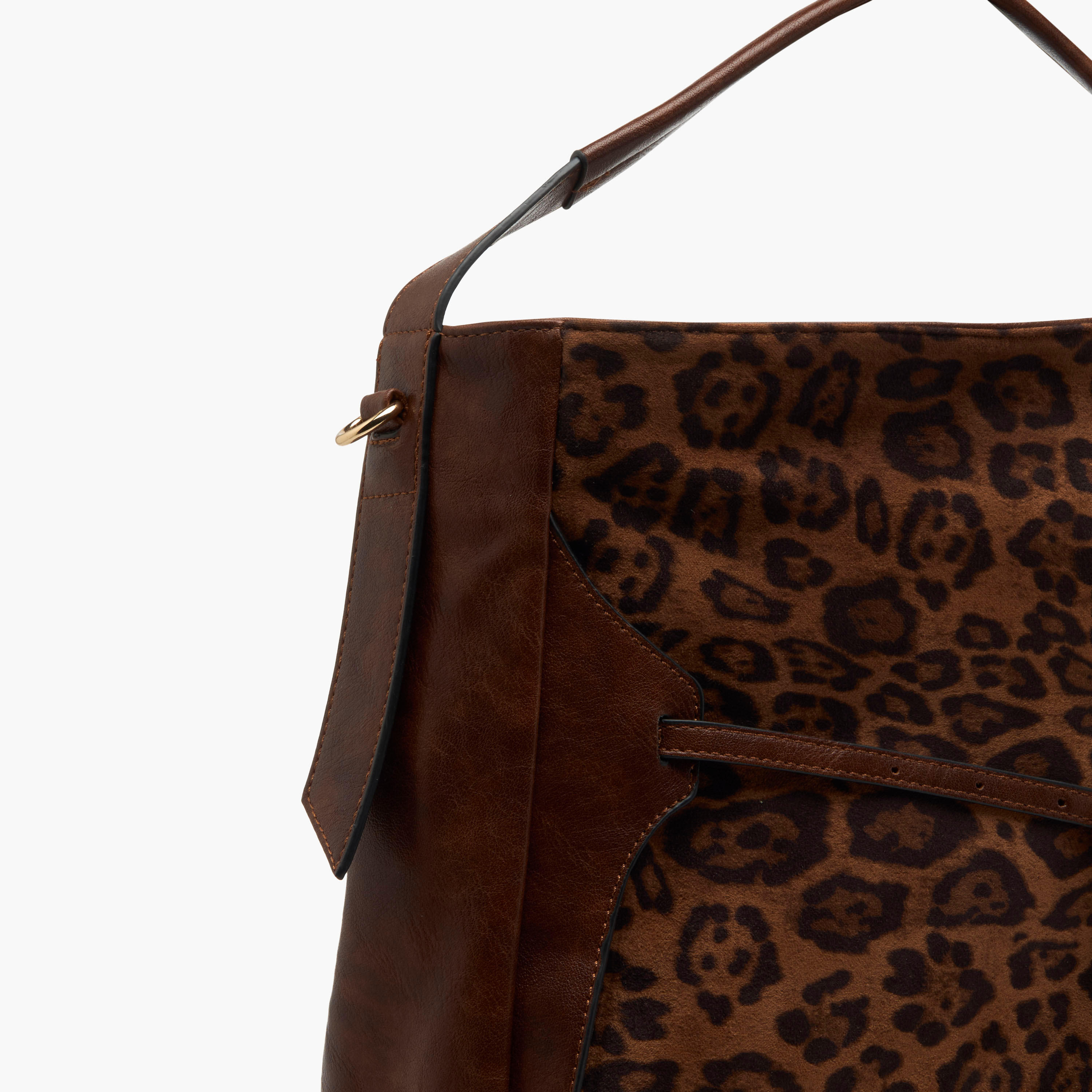 شنطة توتي بملمس جلد حيوانات وحزام قابل للفصل من مارينا جالانتي-women-bagsandwallets-handbags-image-6