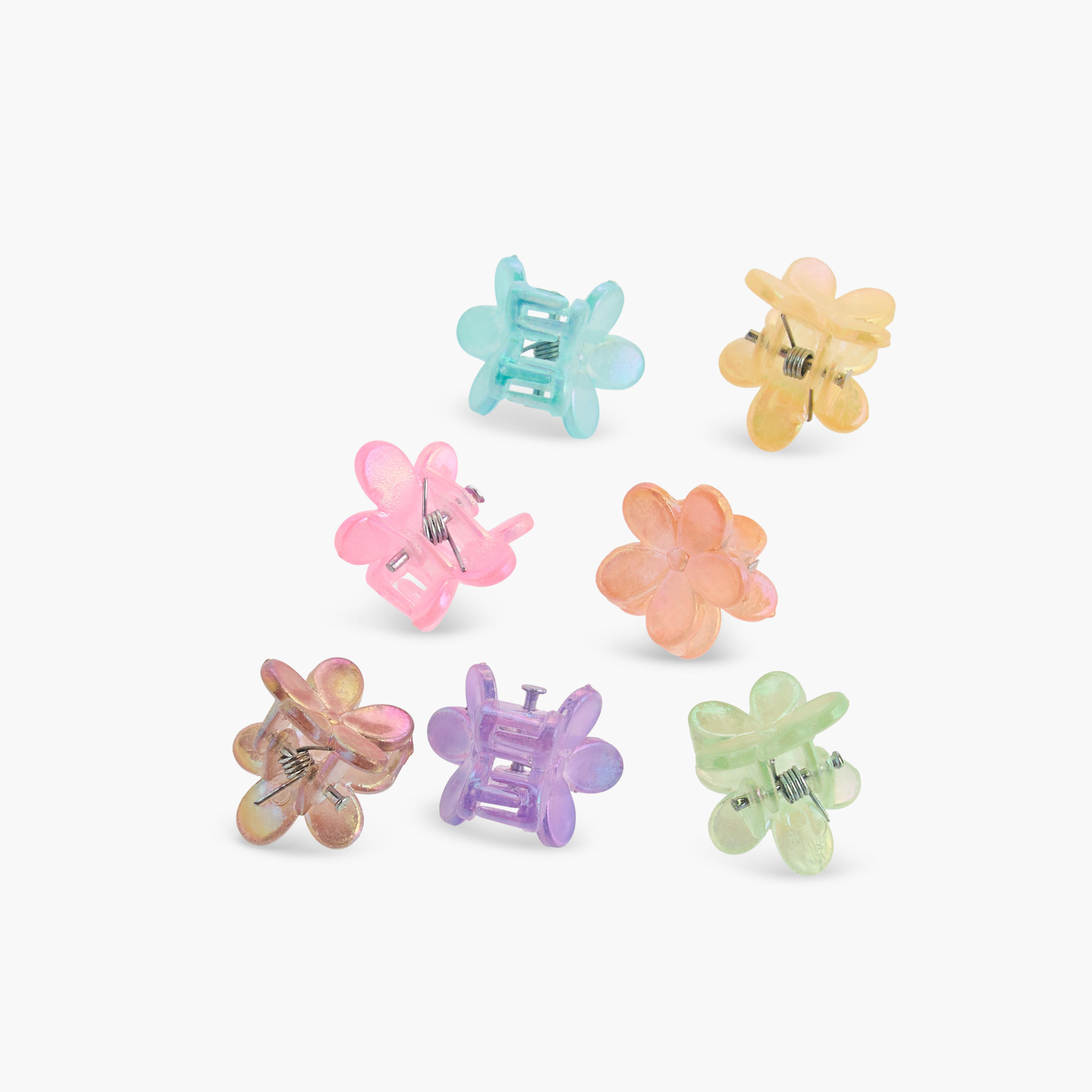 Pack of 10 Floral Hair Clamp-women-hairaccessories-clamps-image-8