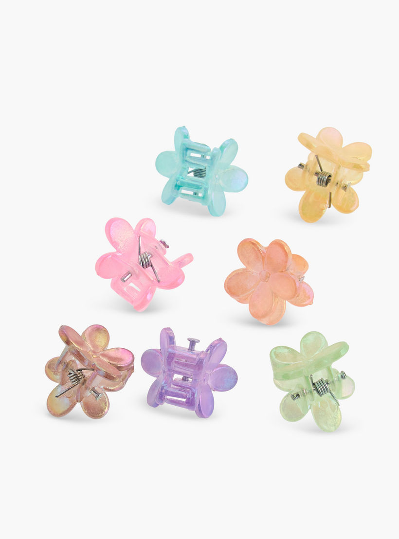 Pack of 10 Floral Hair Clamp-women-hairaccessories-clamps-image-8