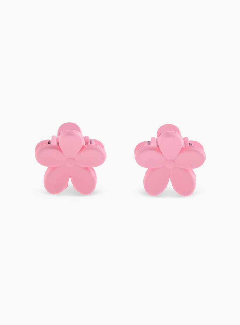 Pack of 10 Floral Hair Clamp-women-hairaccessories-clamps-image-2